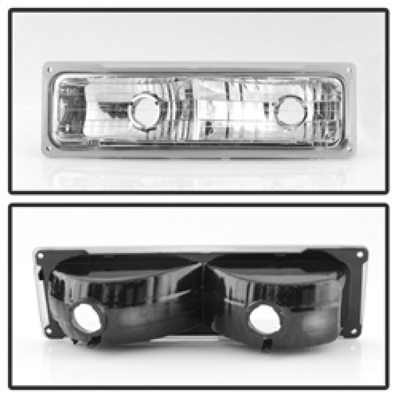 xTune Chevy Suburban 94-98 Headlights w/ Corner & Parking Lights 8pcs Chrome HD-JH-CCK88-AM-C-SET (Copy)