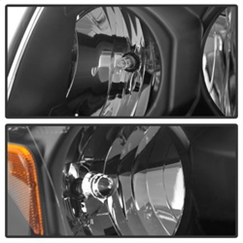 xTune Toyota 4Runner 03-05 Crystal Headlights Black HD-JH-T4R03-AM-BK