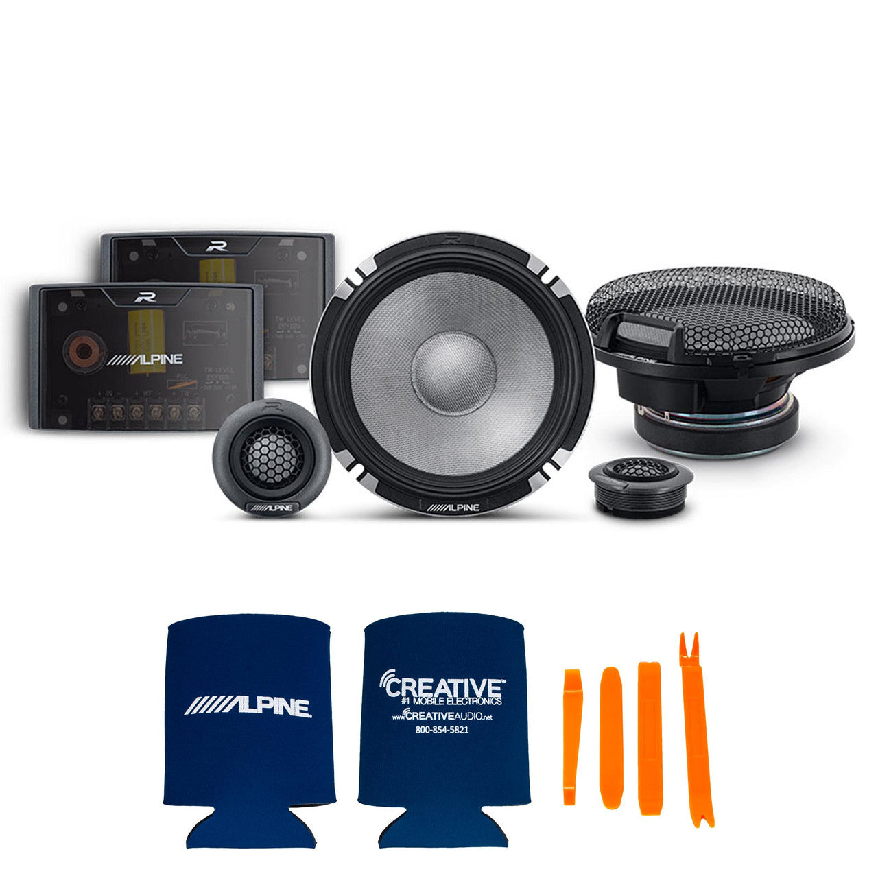 Alpine R2 Speaker Bundle -Two Pairs of R2-S652 6.5