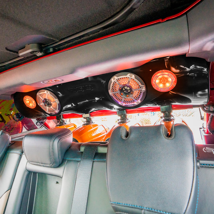 Ford Bronco 6th Gen 4 Door Rear Mount Sound Bar System Complete Package.