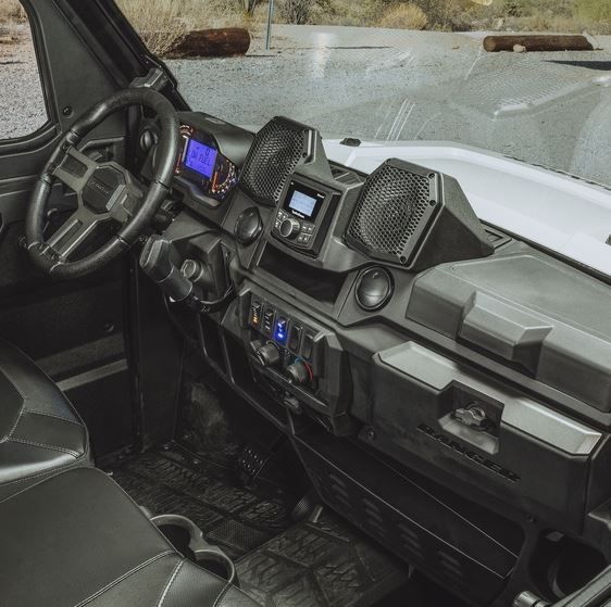 Rockford Fosgate RNGR18-STG1 Audio Kit: All-in-One Dash Housing Pre-Installed with PMX-1 Receiver and 5.25