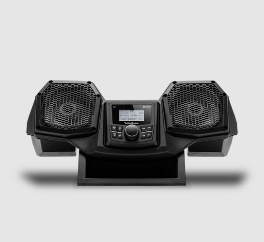 Rockford Fosgate RNGR18-STG1 Audio Kit: All-in-One Dash Housing Pre-Installed with PMX-1 Receiver and 5.25