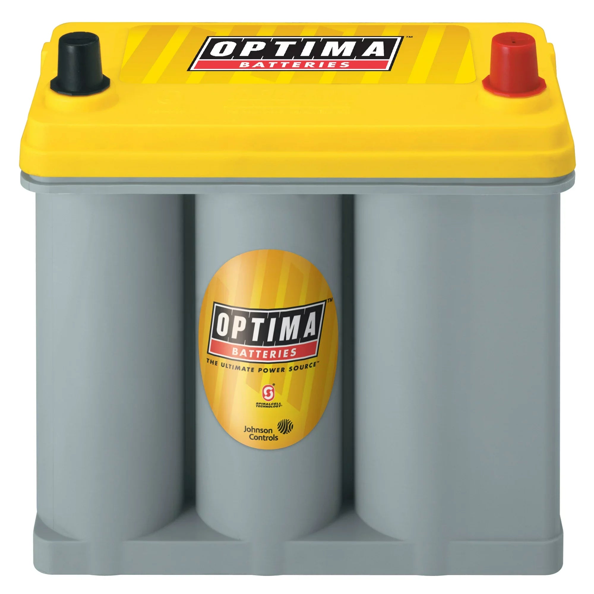 OPTIMA YellowTop AGM Spiralcell Dual Purpose Battery, Group Size 27F