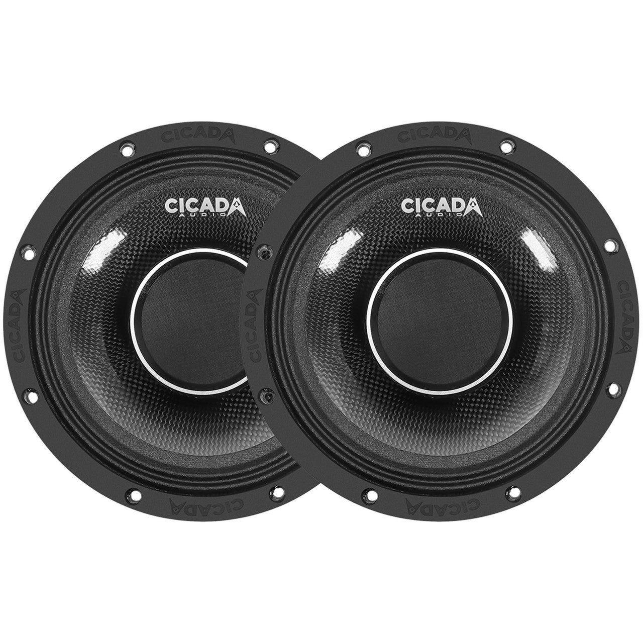 Cicada Audio CH8.2W - All Weather Coaxial Horn Loaded Speakers 8-inch - 2 Ohm, Pair