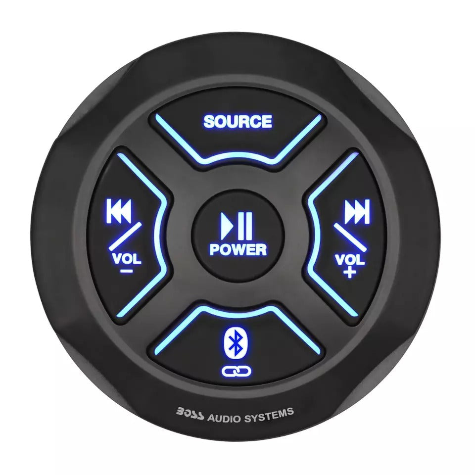 Boss Audio MGR250B Bluetooth Marine Gauge Digital Receiver w/ Built-in Amplifier