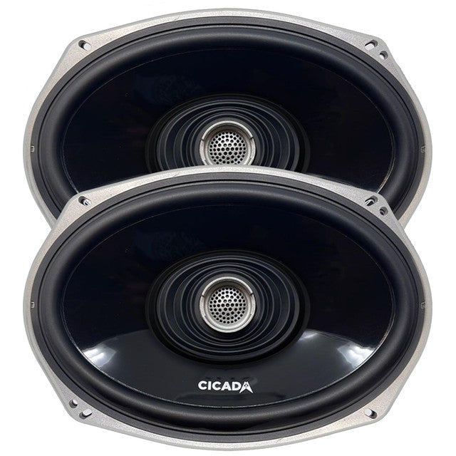 Cicada Audio CX69.4 – 6×9” 4 Ohm High Performance Full-Range Co-Axial Speaker – Pair