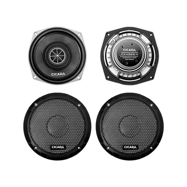 Cicada Audio CXX525.4 – High Performance Full-Range 5.25-inch Pro Coaxial – 4Ω