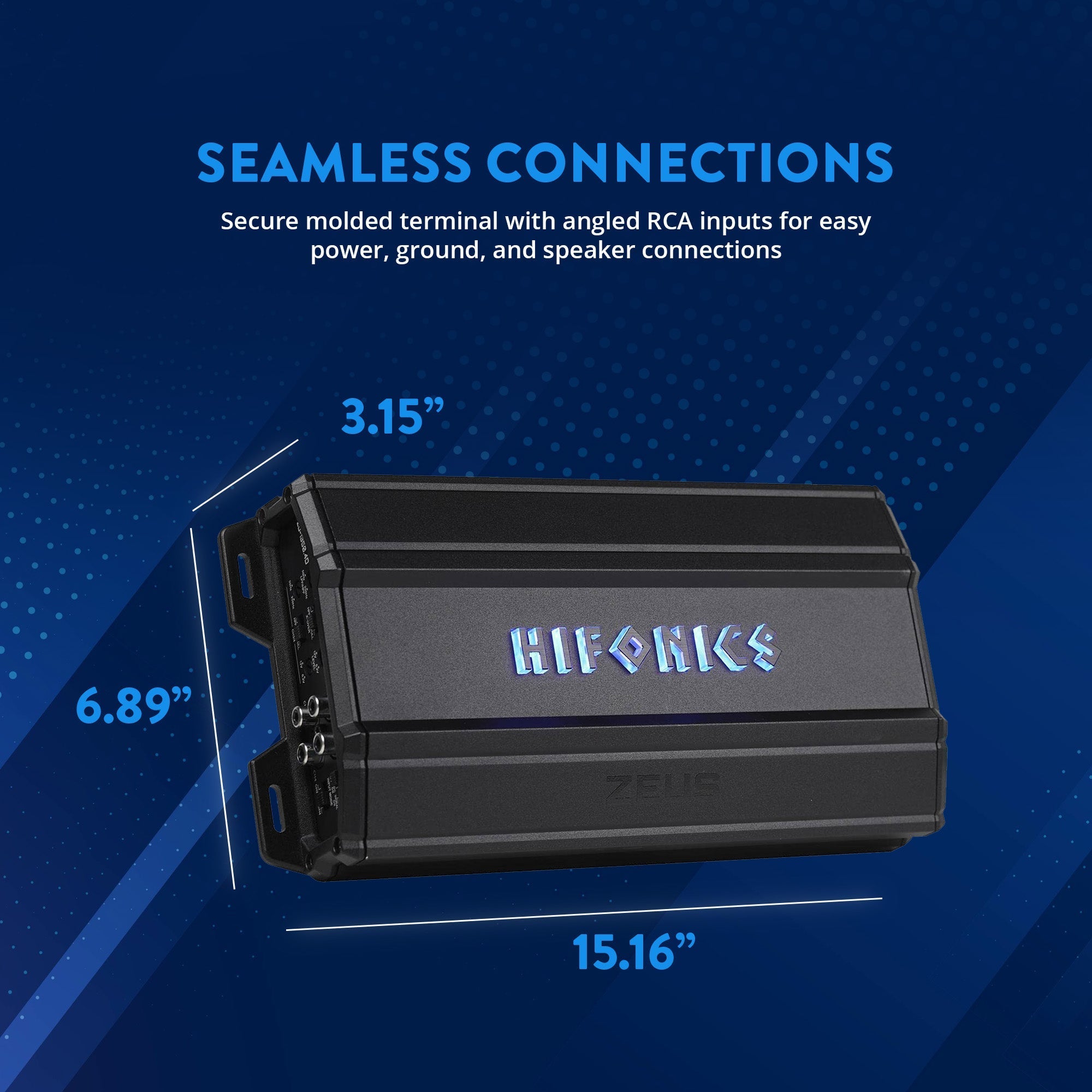 Hifonics ZD-1350.4D Zeus Delta 1,350 Watt 4 Channel Mobile Car Amplifier