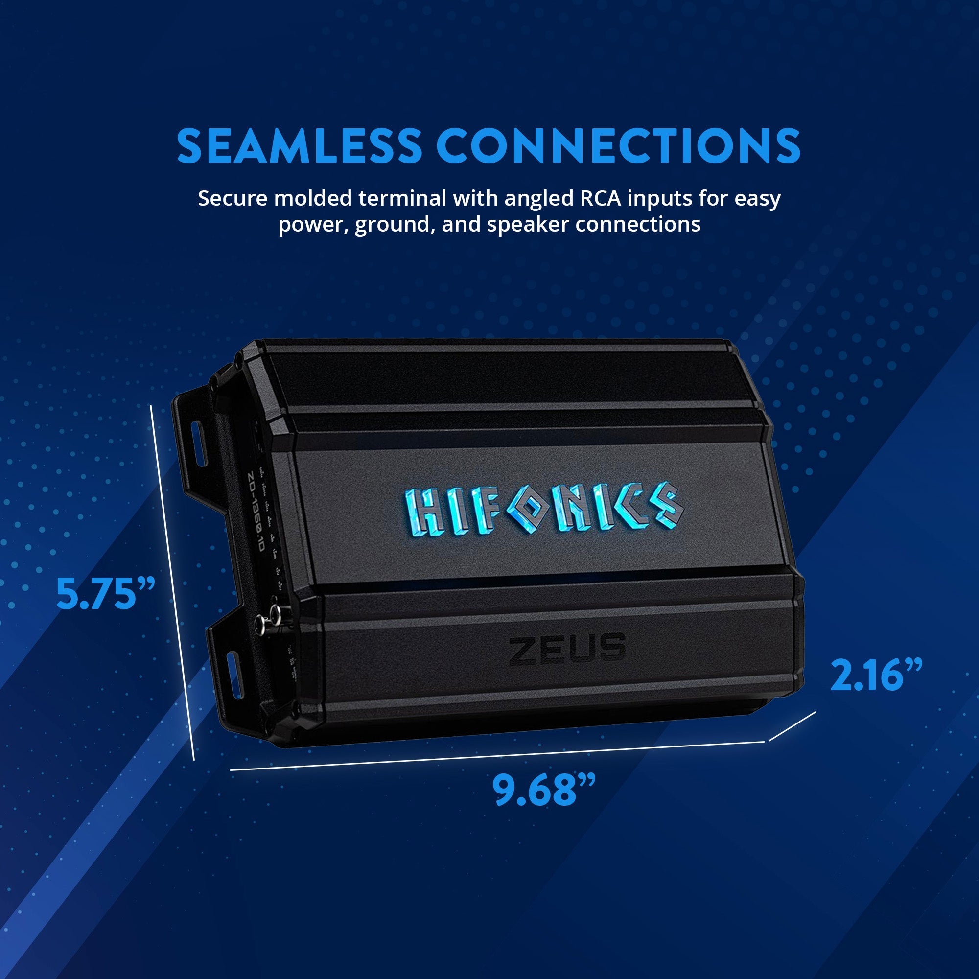 Hifonics ZD-1350.1D Zeus Delta 1350 Watt Mono Block Mobile Car Amplifier
