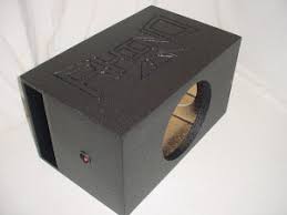 Single 15'' Horn Port Super Base Pro Poly Subwoofer Box Sub Box