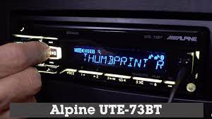 Alpine UTE-73BT Advanced Bluetooth Mech-less Digital Media Receiver