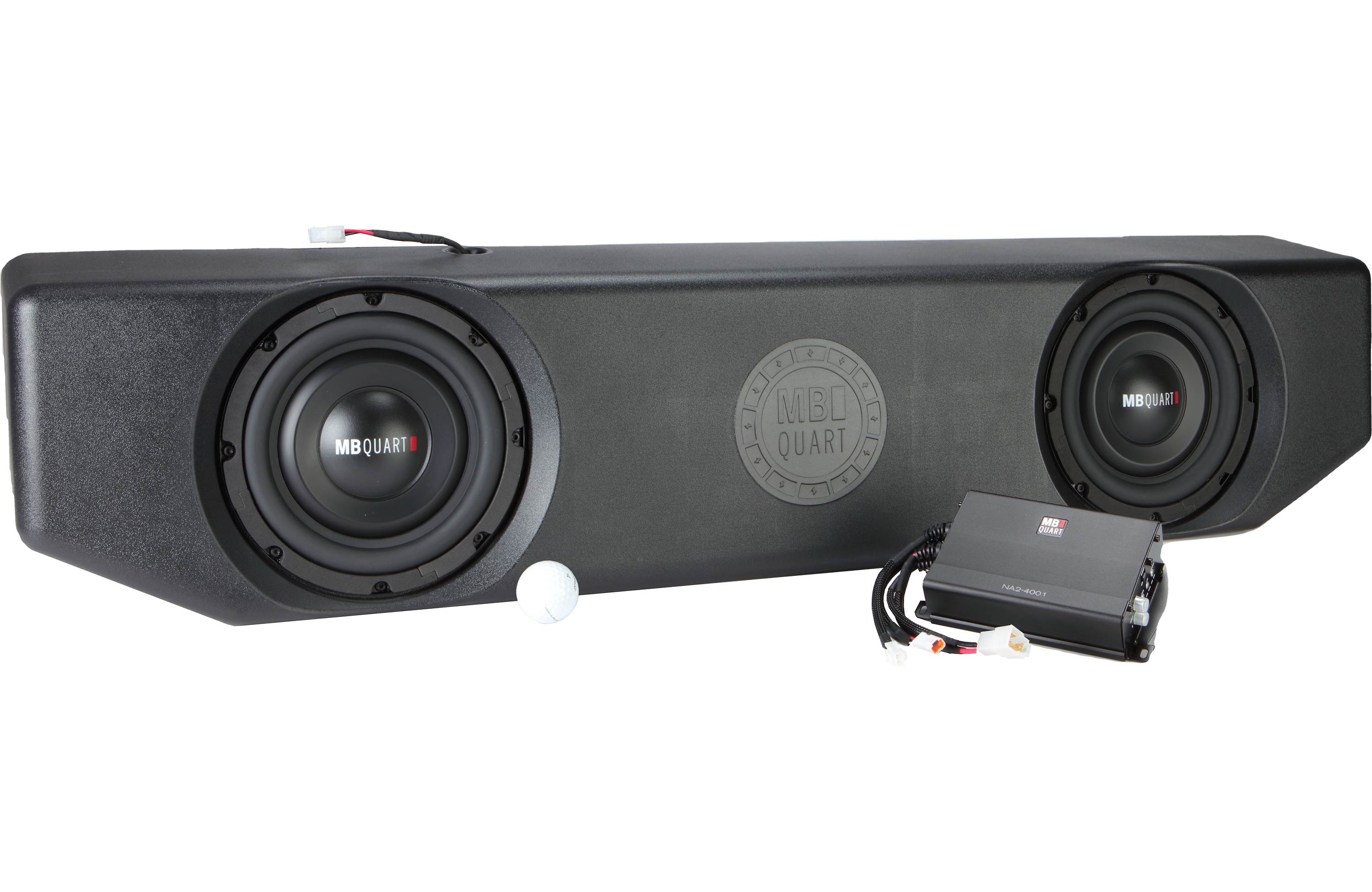 MB Quart MBQJT-SUBA-1 Custom underseat enclosure with two 8