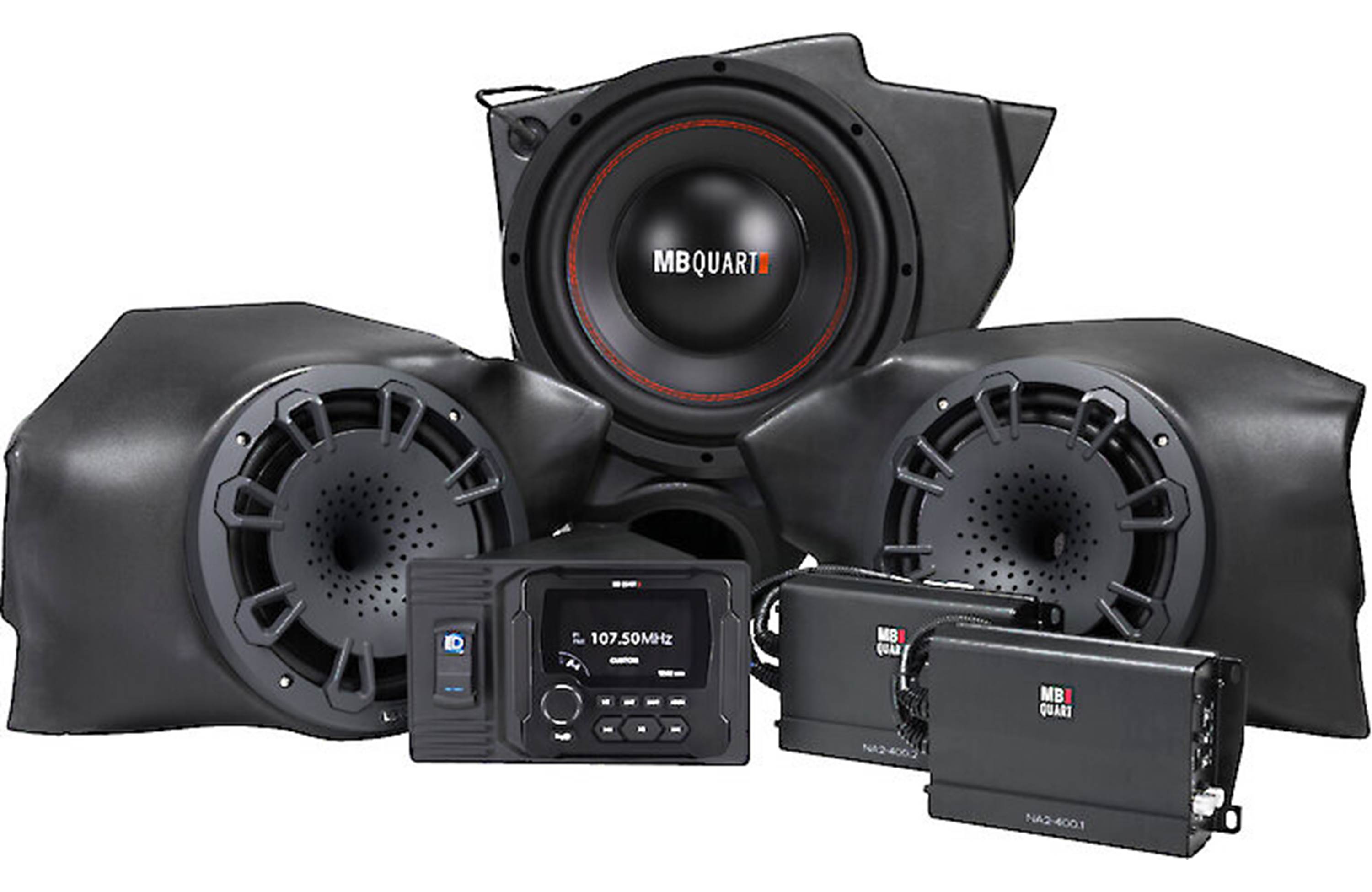 MB Quart MBQR-STG3-2 Stage 3 audio system with receiver, 8