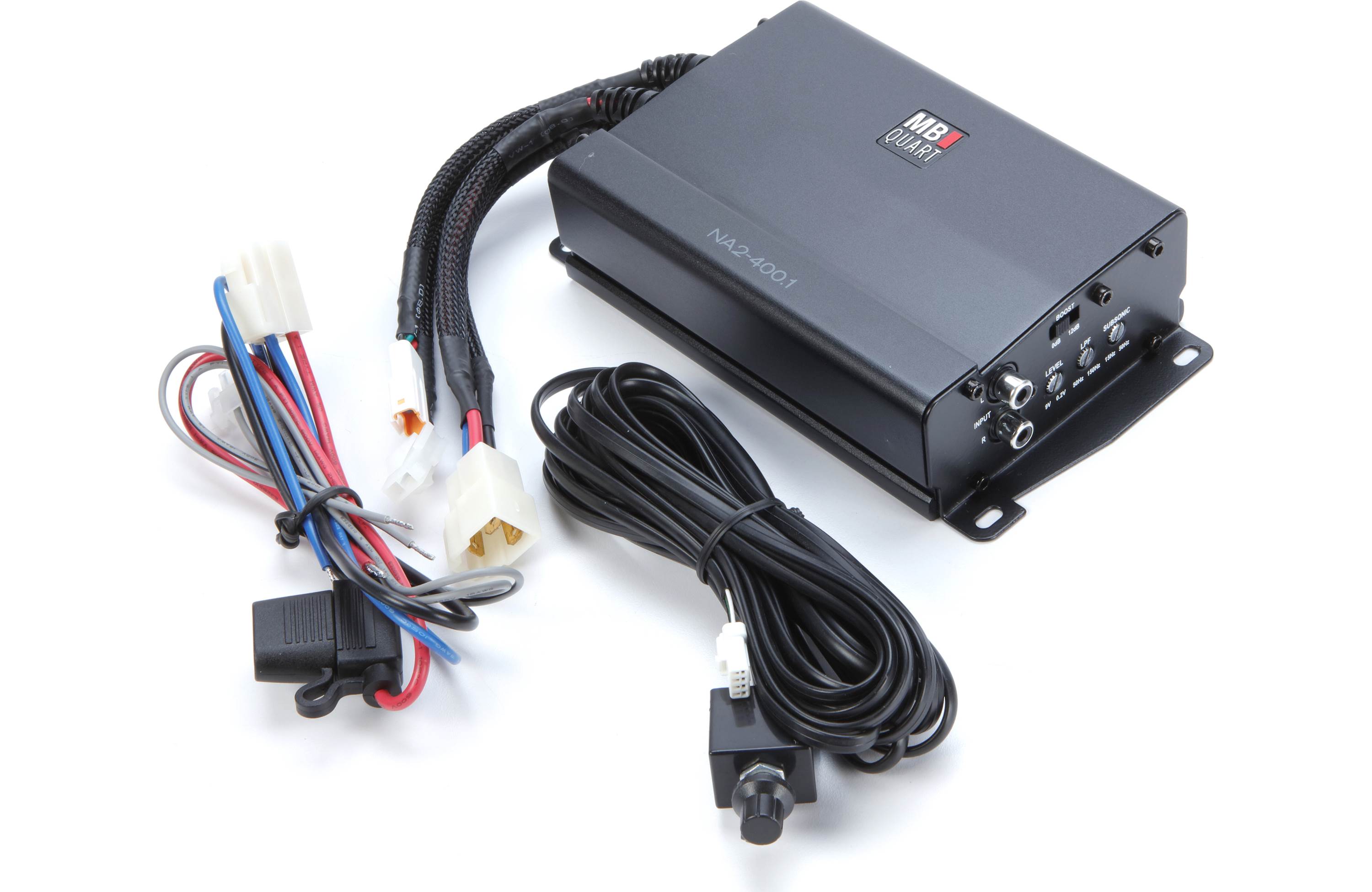 MB Quart MBQX-STG5-1 Stage 5 audio system with receiver, four 6-1/2
