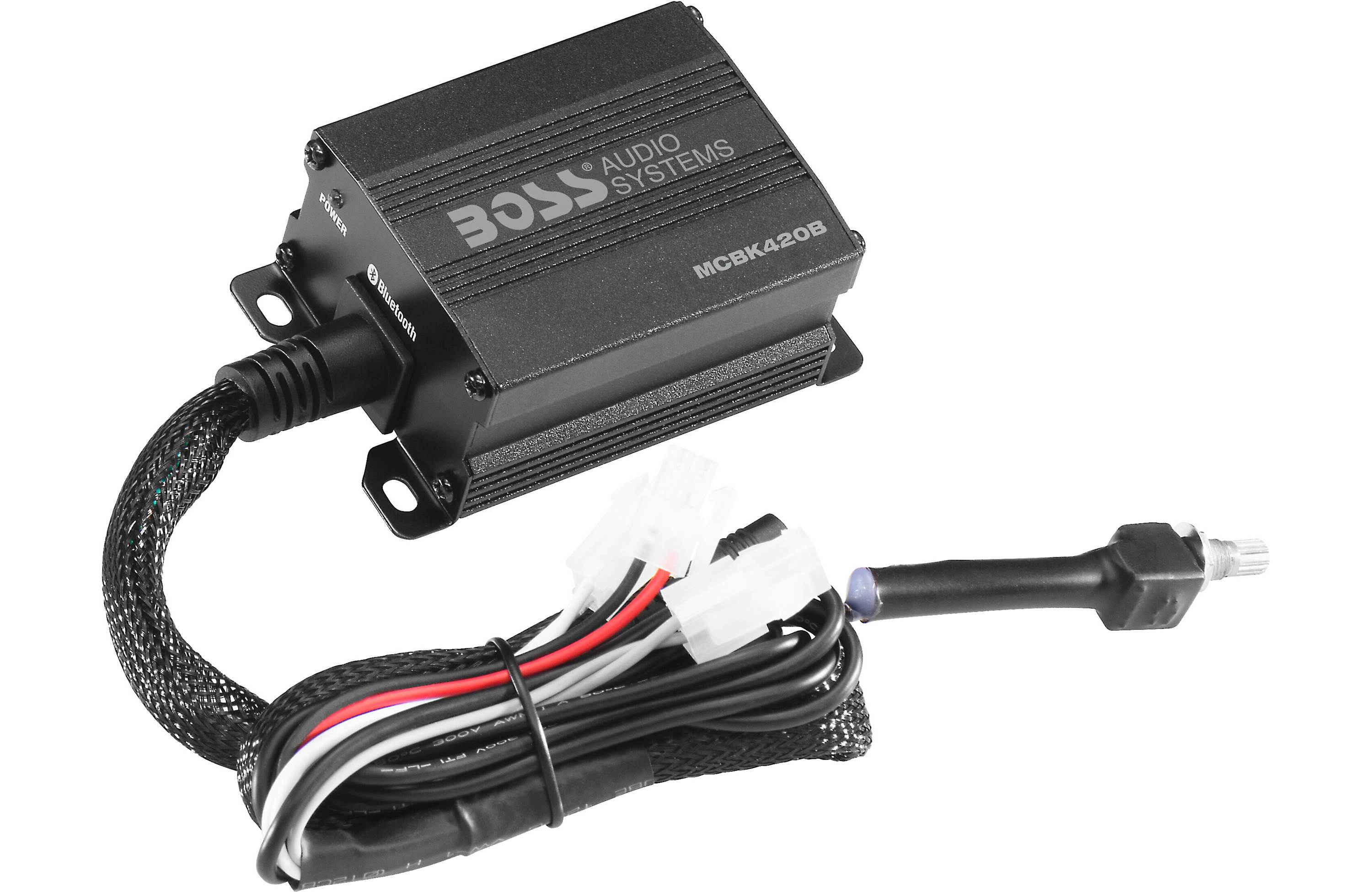 BOSS Audio MCBK420B All-terrain Bluetooth speaker pods and amplifier system (Black)