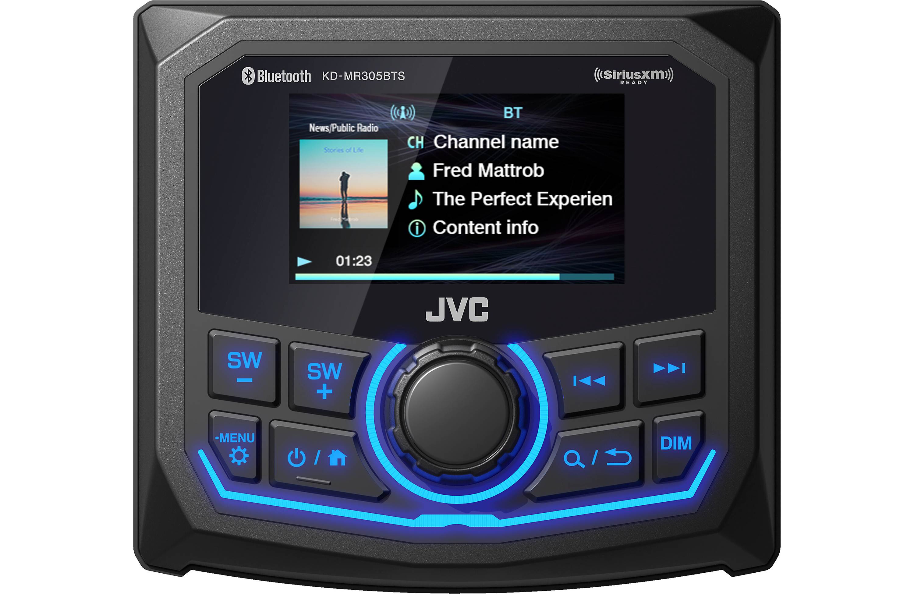 JVC KD-MR305BTS Marine digital media receiver
