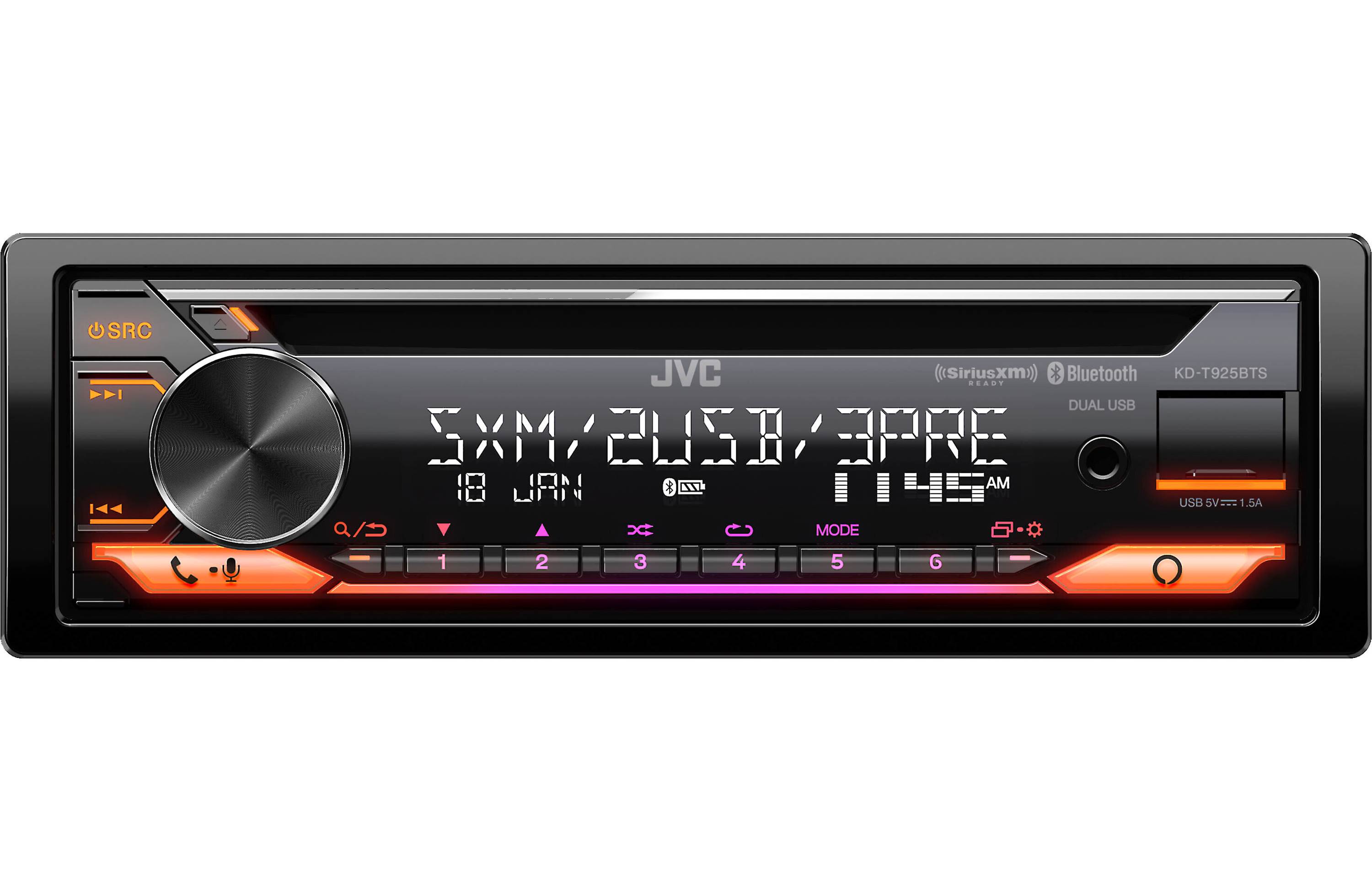 JVC KD-T925BTS CD receiver