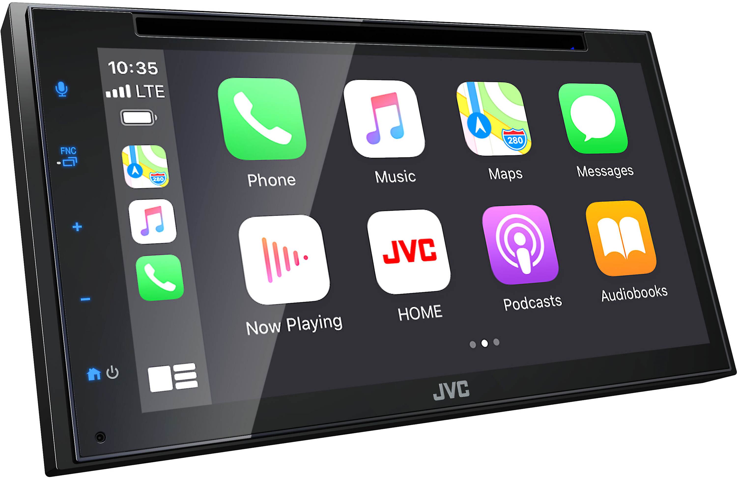 JVC KW-V66BT 6.8″ DVD Receiver w/ CarPlay, Auto, BT, USB, & Aux