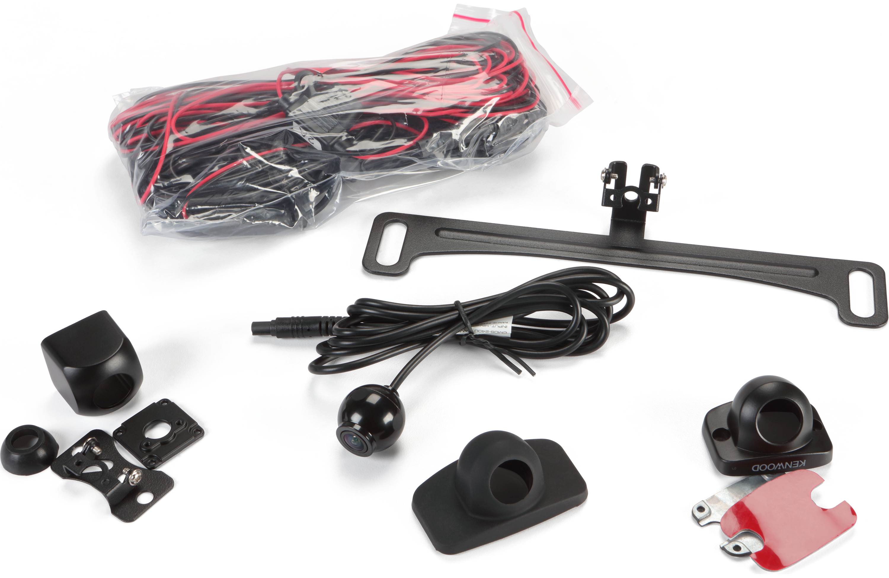 Kenwood CMOS-240U Universal backup camera with 4-way mounting kit