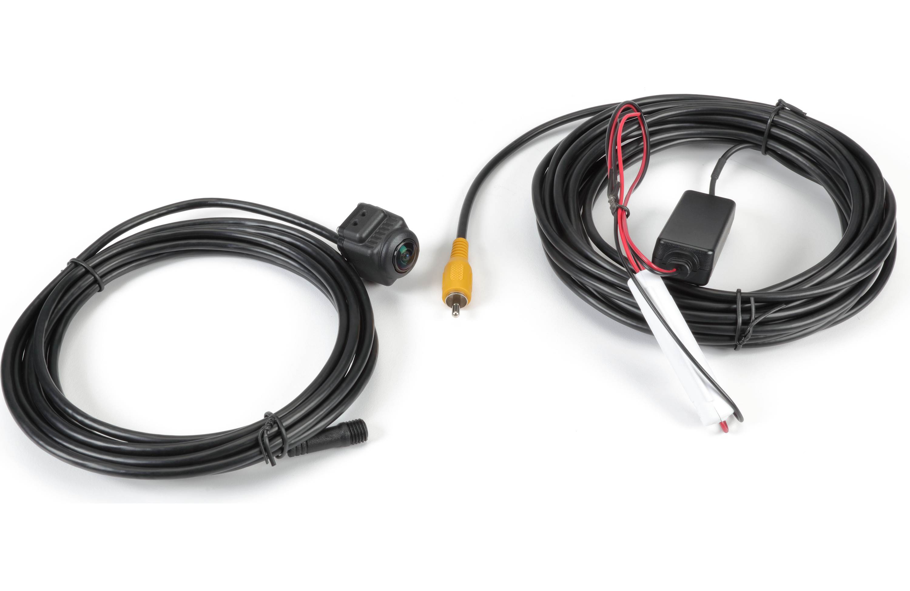 Kenwood CMOS-740HDLP HD backup camera with license plate bracket — compatible with select Kenwood receivers only