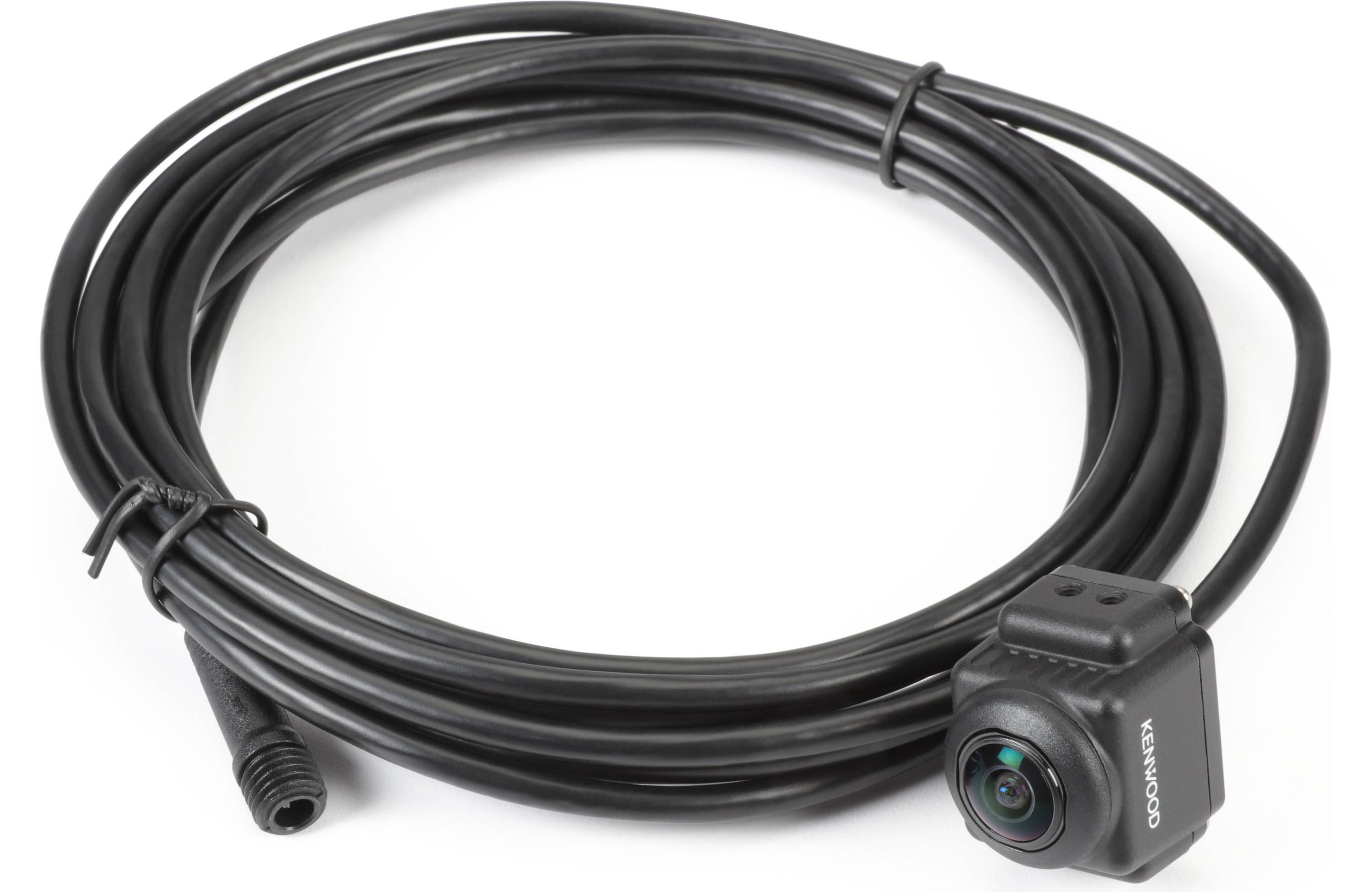 Kenwood CMOS-740HDLP HD backup camera with license plate bracket — compatible with select Kenwood receivers only