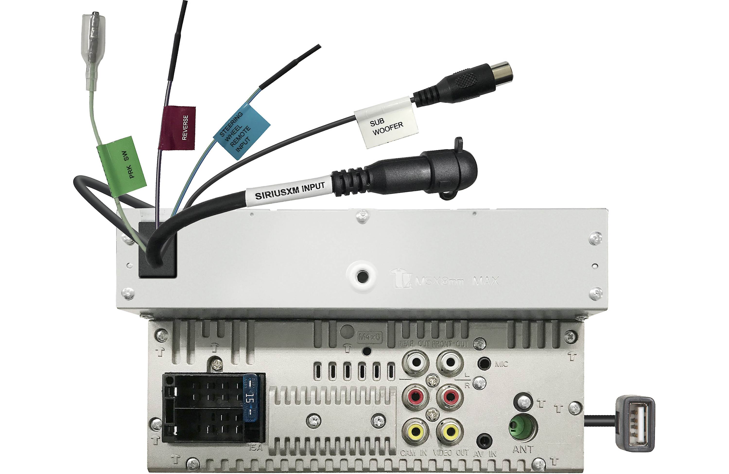 Kenwood DDX57S 6.75″ DVD Receiver w/ CarPlay & Android Auto