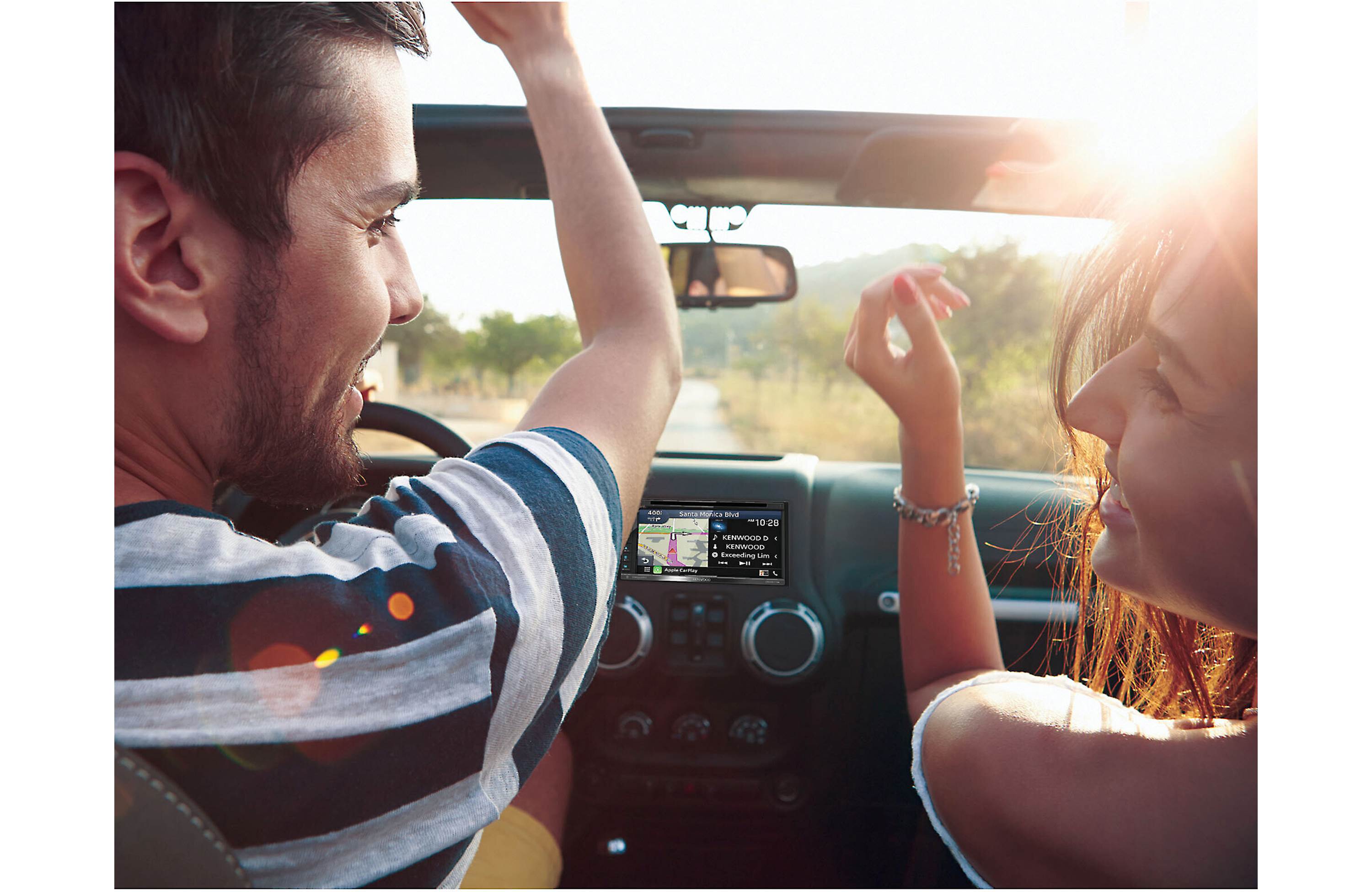 Kenwood DNX577S 6.75″ GPS DVD Receiver w/ CarPlay & Android Auto