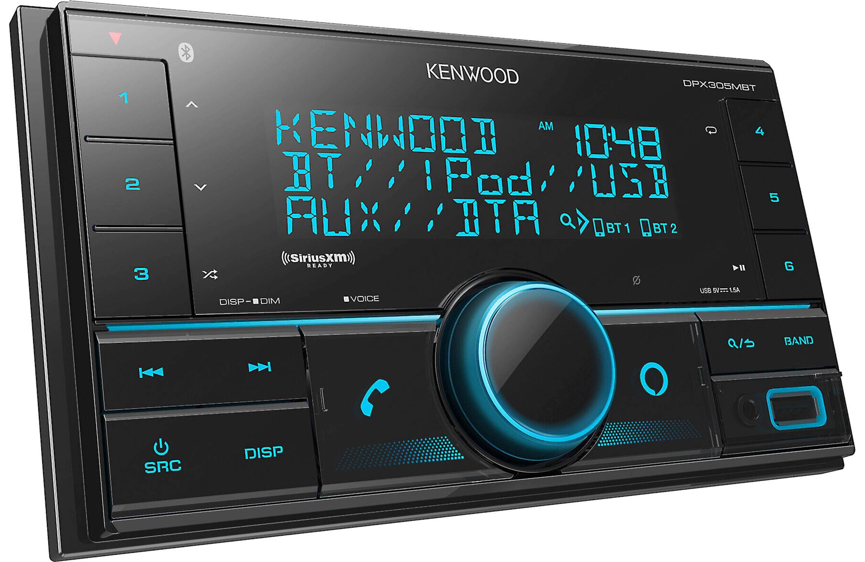 Kenwood DPX305MBT Multimedia Receiver w/ USB, BT & Aux