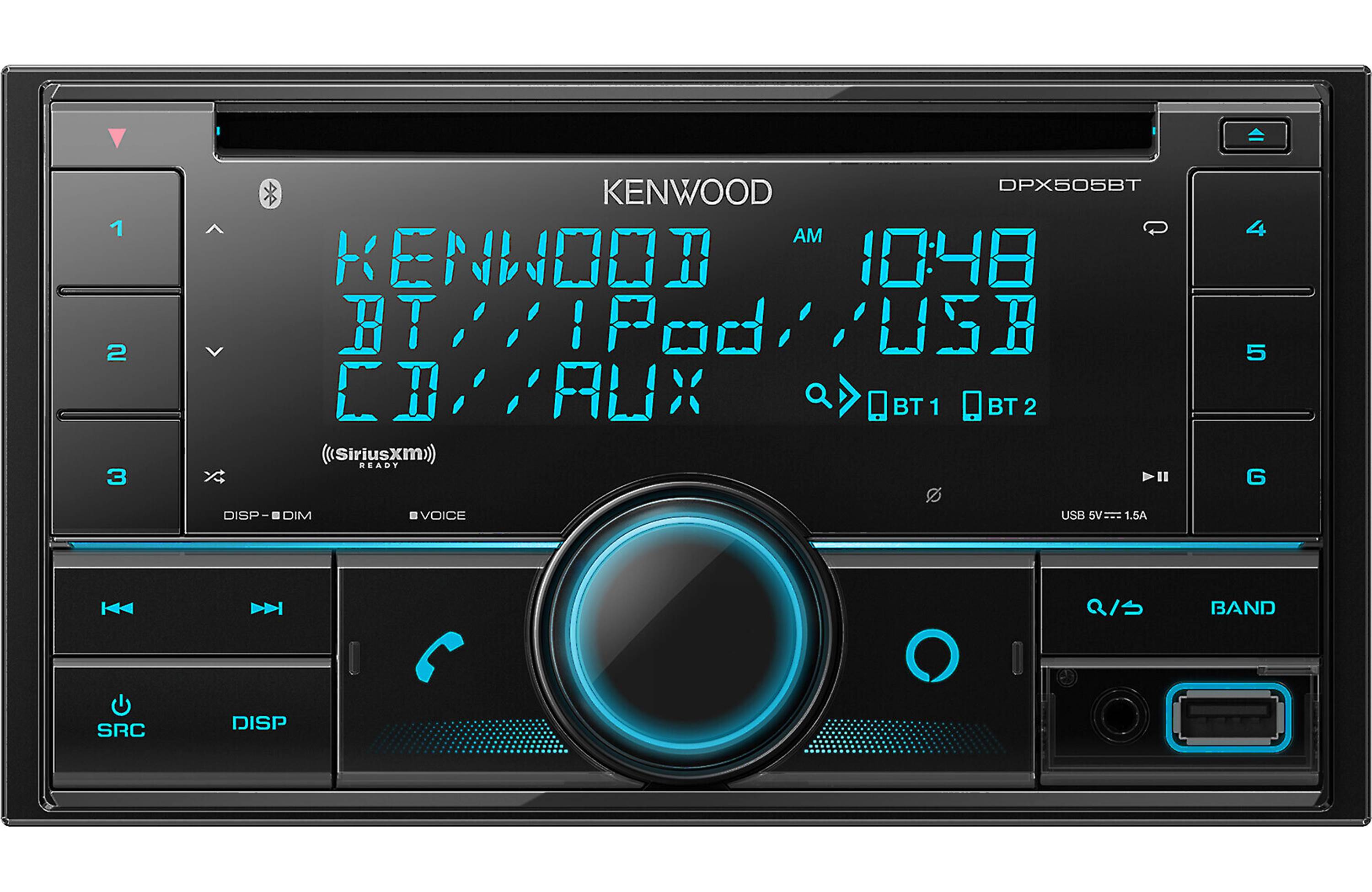Kenwood DPX505BT CD Receiver w/ USB, BT & Aux
