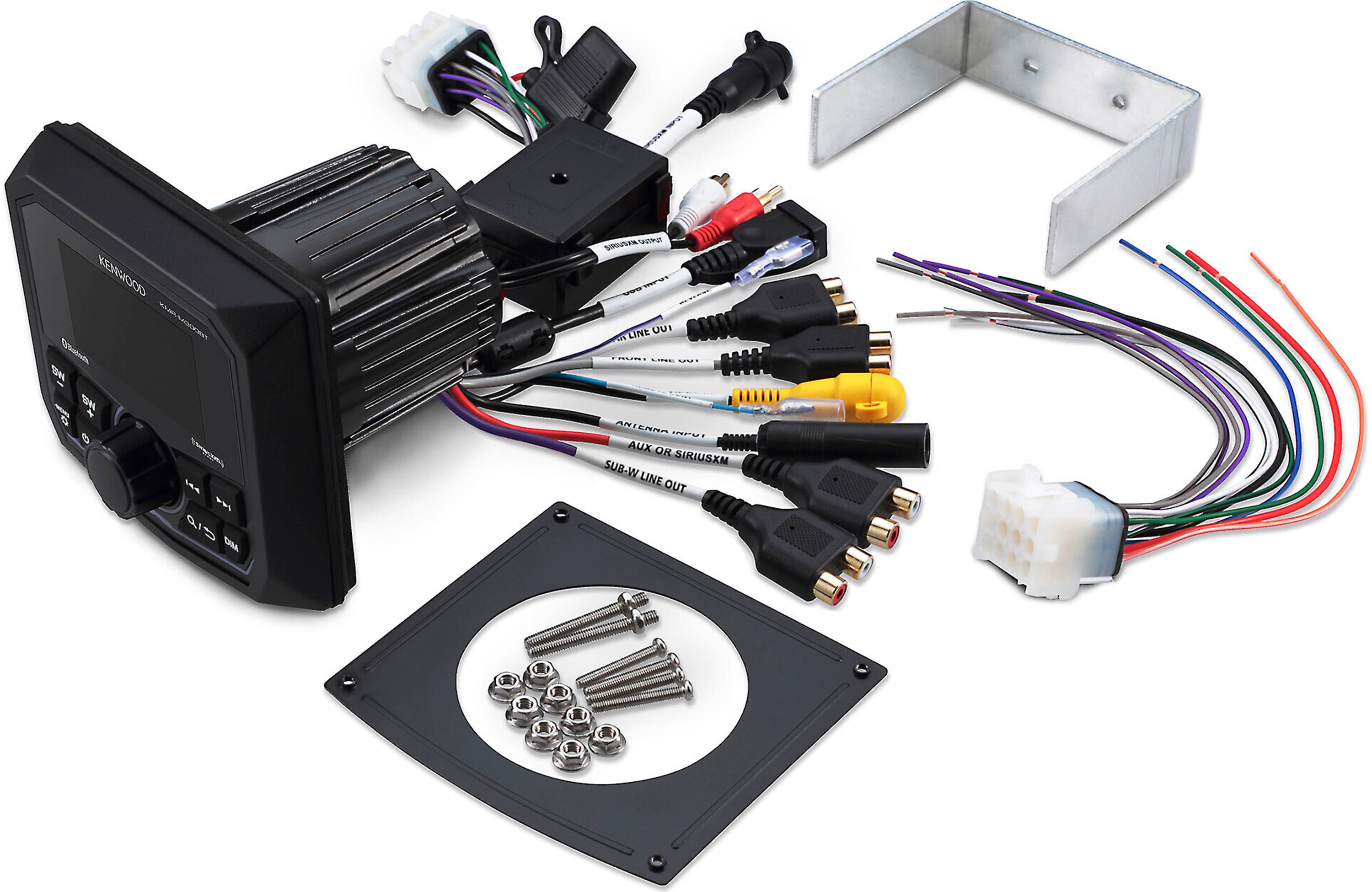 Kenwood KMR-M300BT Marine Receiver w/ Bluetooth, USB & Vid Input