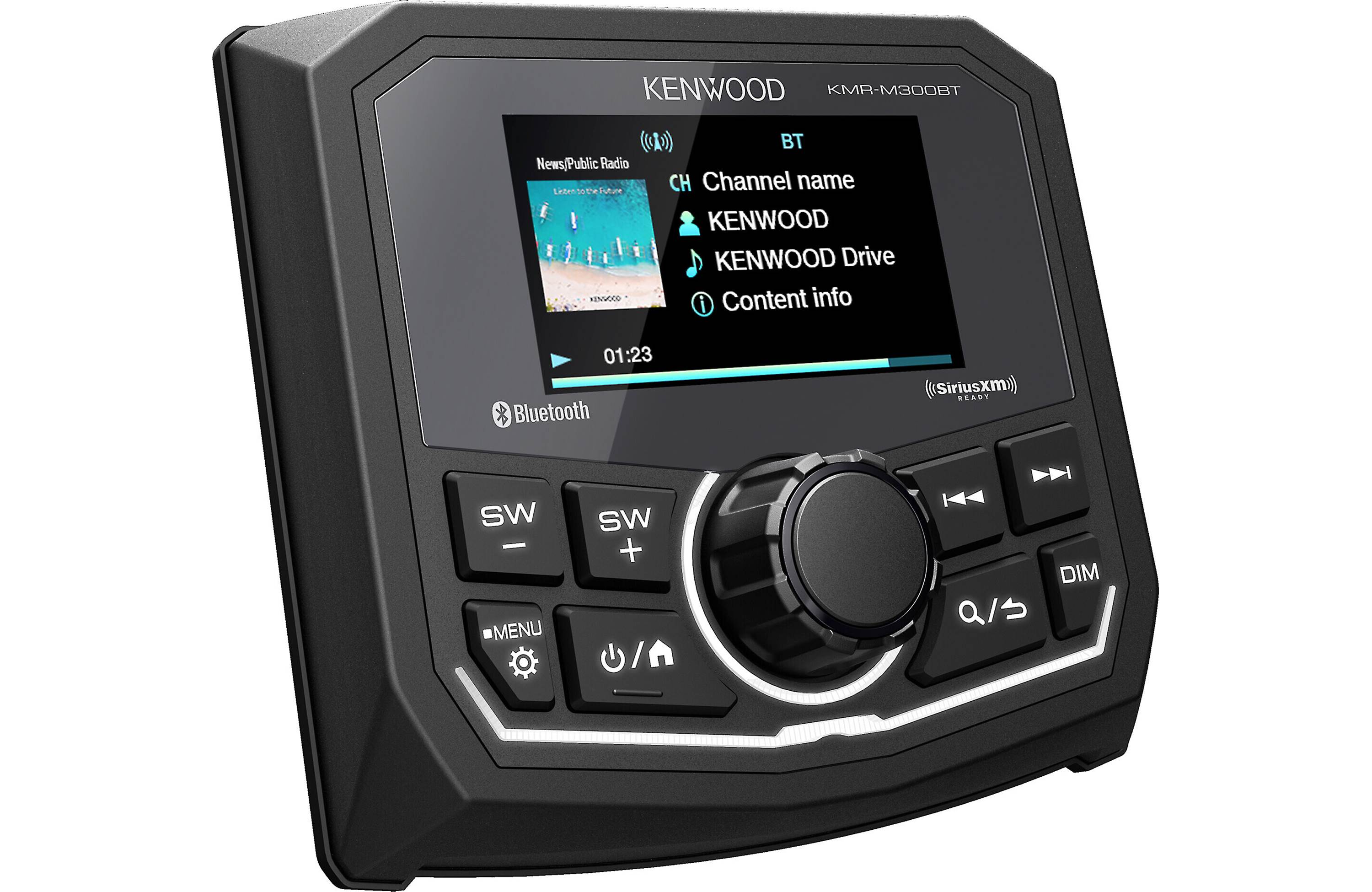 Kenwood KMR-M300BT Marine Receiver w/ Bluetooth, USB & Vid Input
