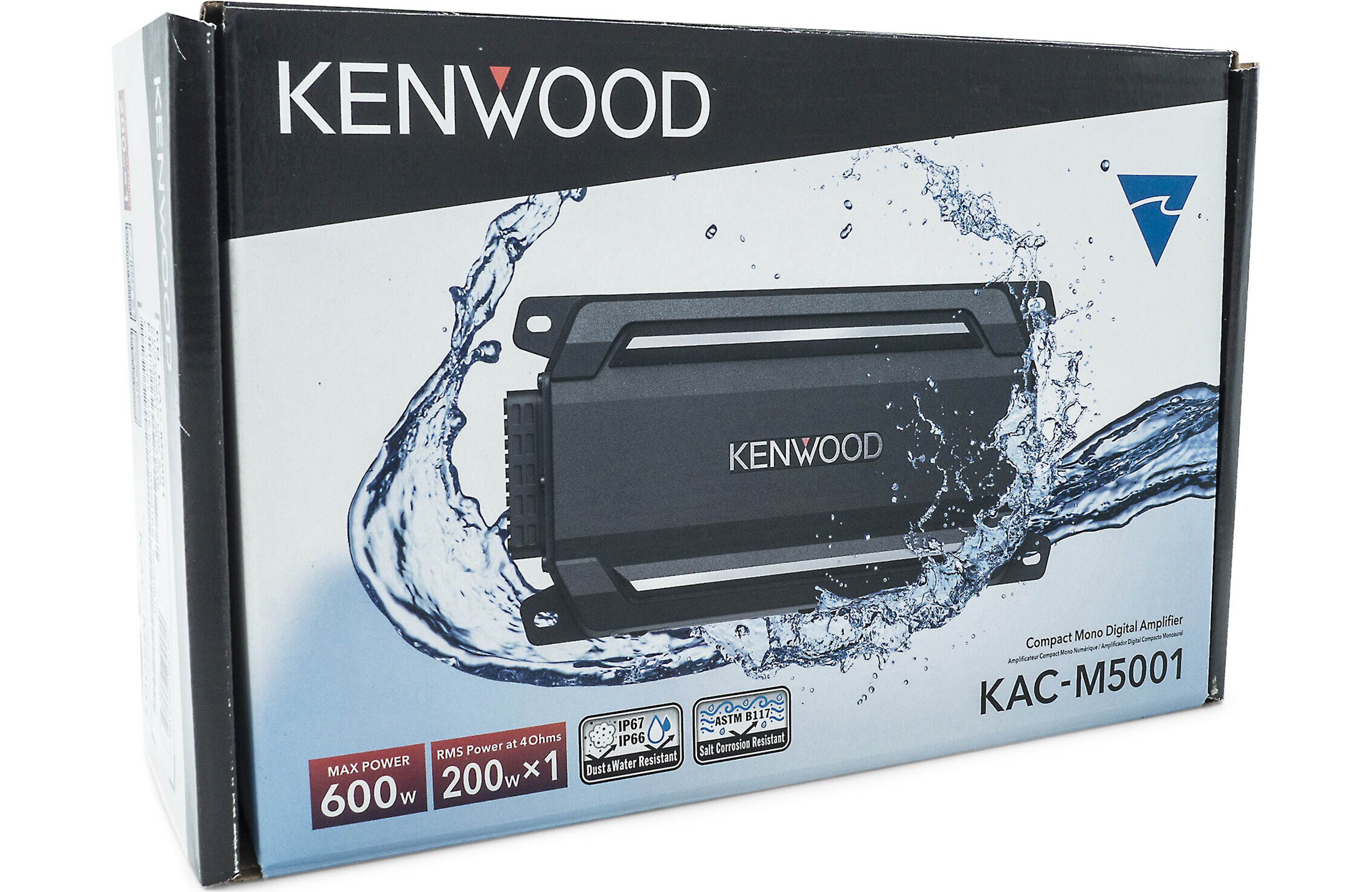 Kenwood KAC-M5001 Compact mono marine subwoofer amplifier