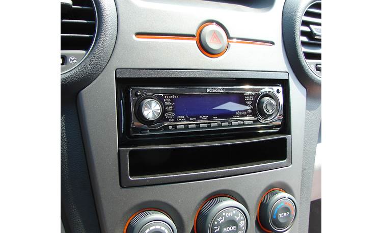 Metra 99-7329 Dash Kit Fits select 2007-09 Kia Rondo models — single-DIN radios (Black)