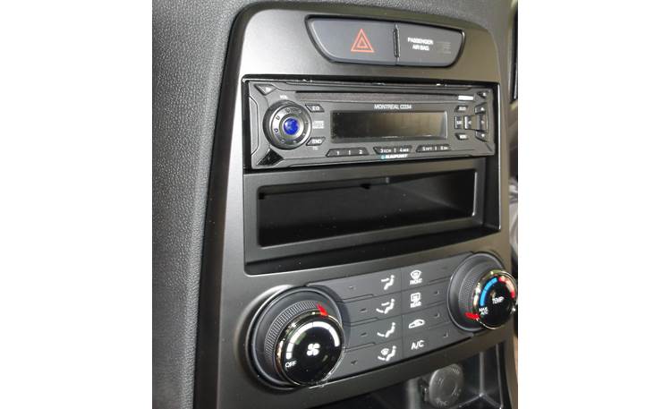 Metra 99-7339B Dash Kit Fits select 2010-12 Hyundai Genesis models — single-DIN (Black)
