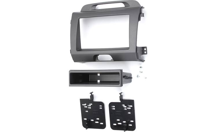Metra 99-7344G Dash Kit Fits select 2011-16 Kia Sportage models — single-DIN radios (Gray)