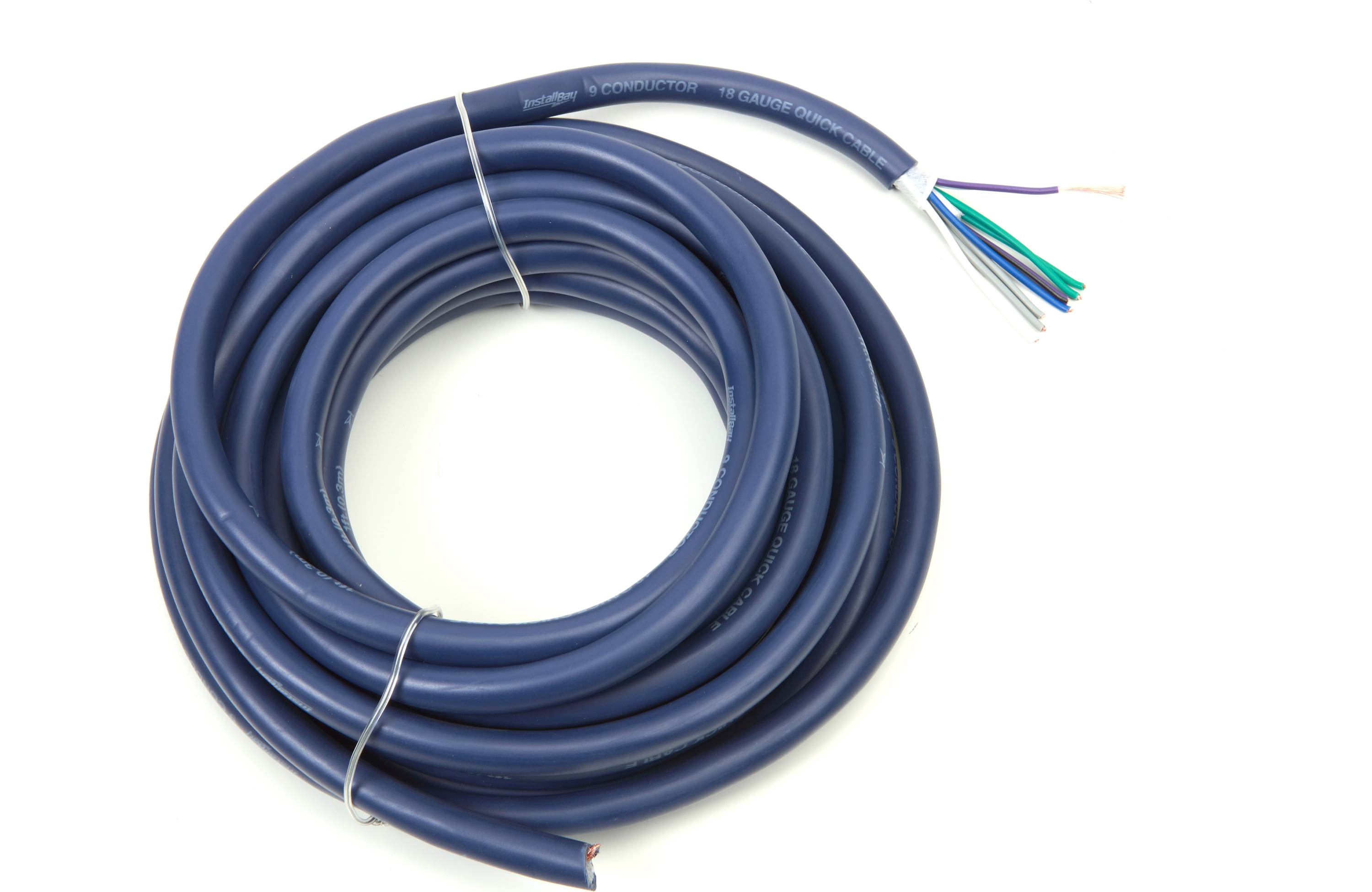 Install Bay MC918-20 9-wire All-in-one cable for speaker and amp installation (20 feet)