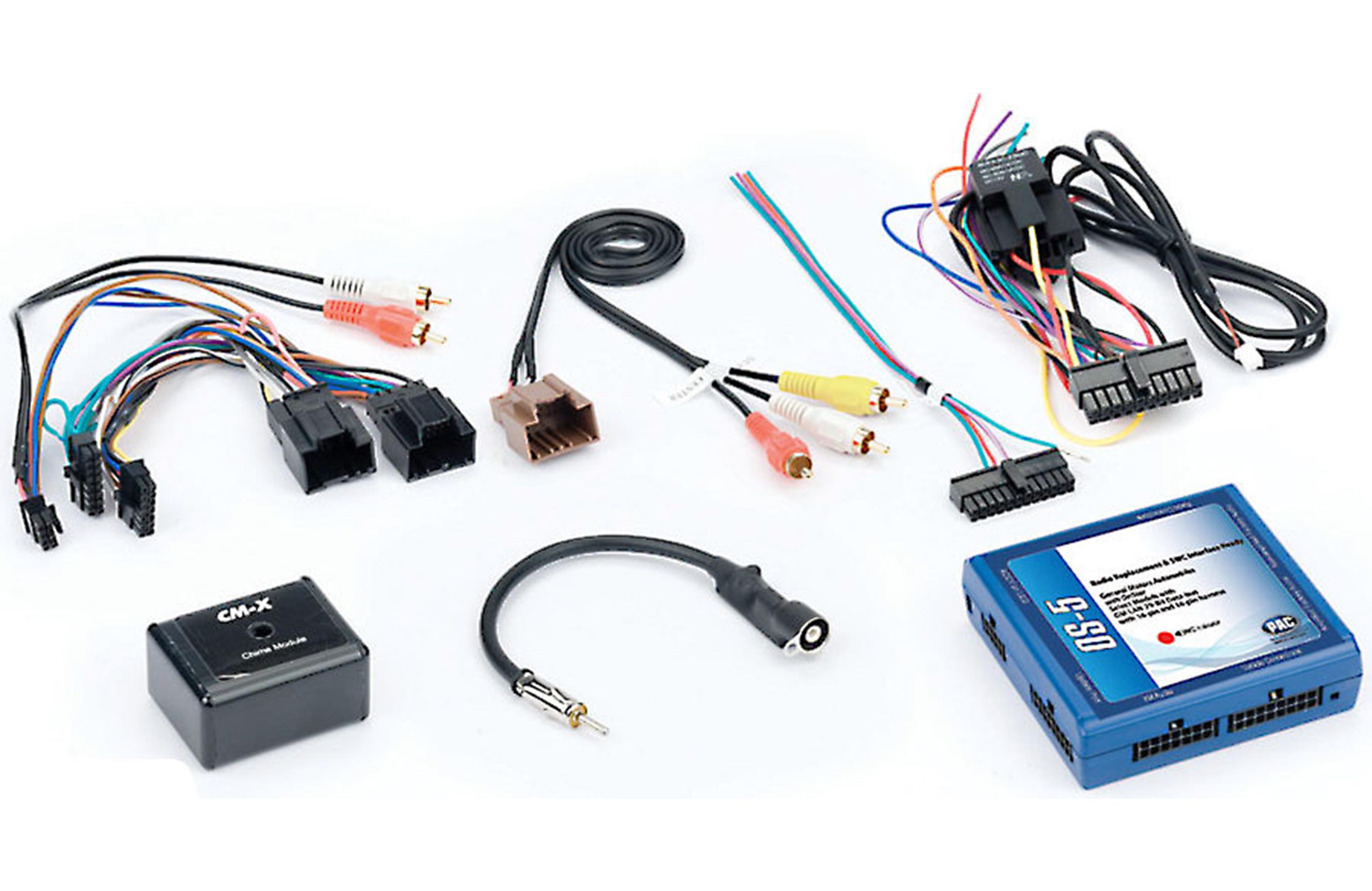 PAC OS-5 Factory Integration Adapter factory amp and XM tuner in select 2006-up GM vehicles