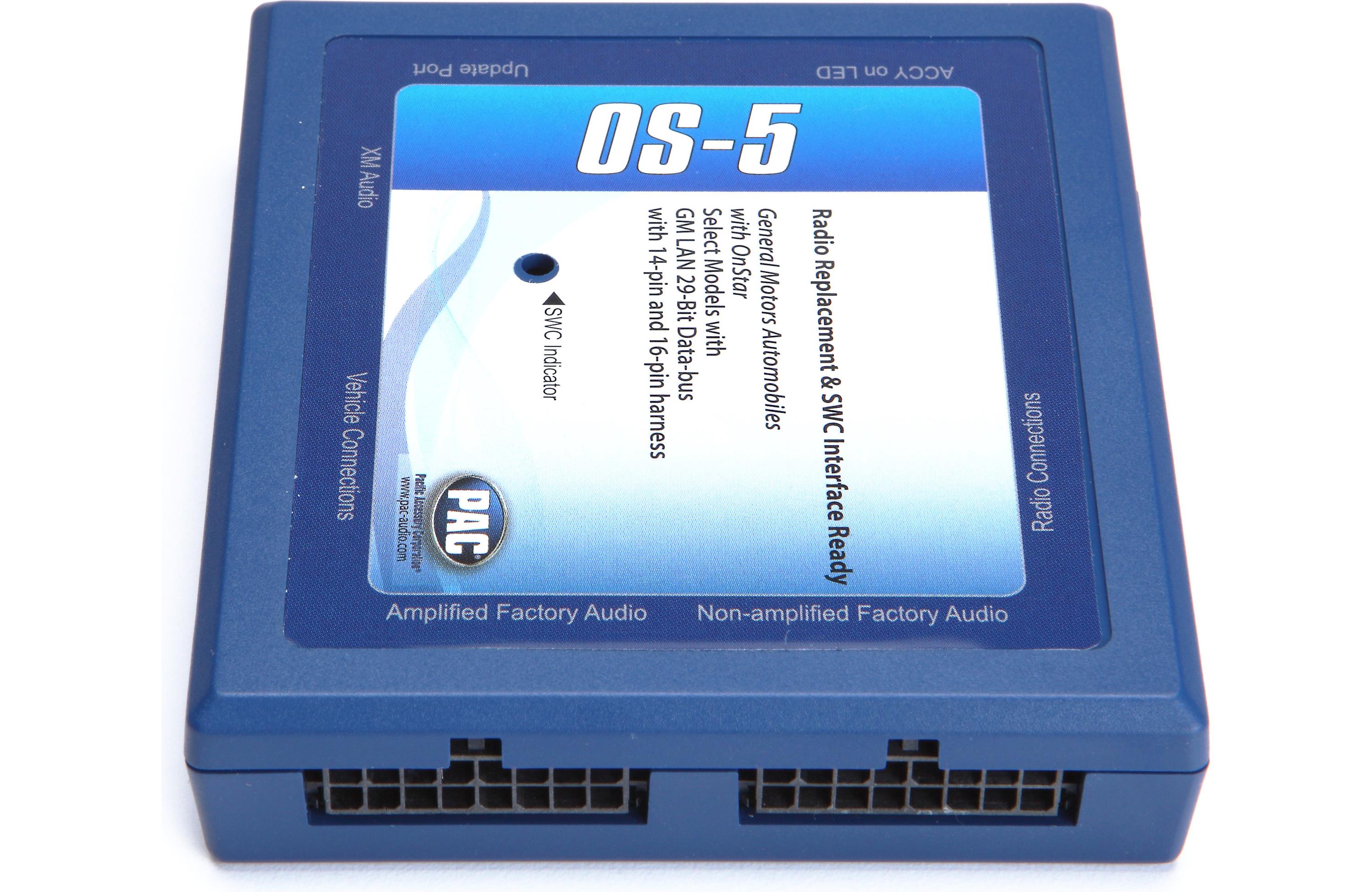 PAC OS-5 Factory Integration Adapter factory amp and XM tuner in select 2006-up GM vehicles