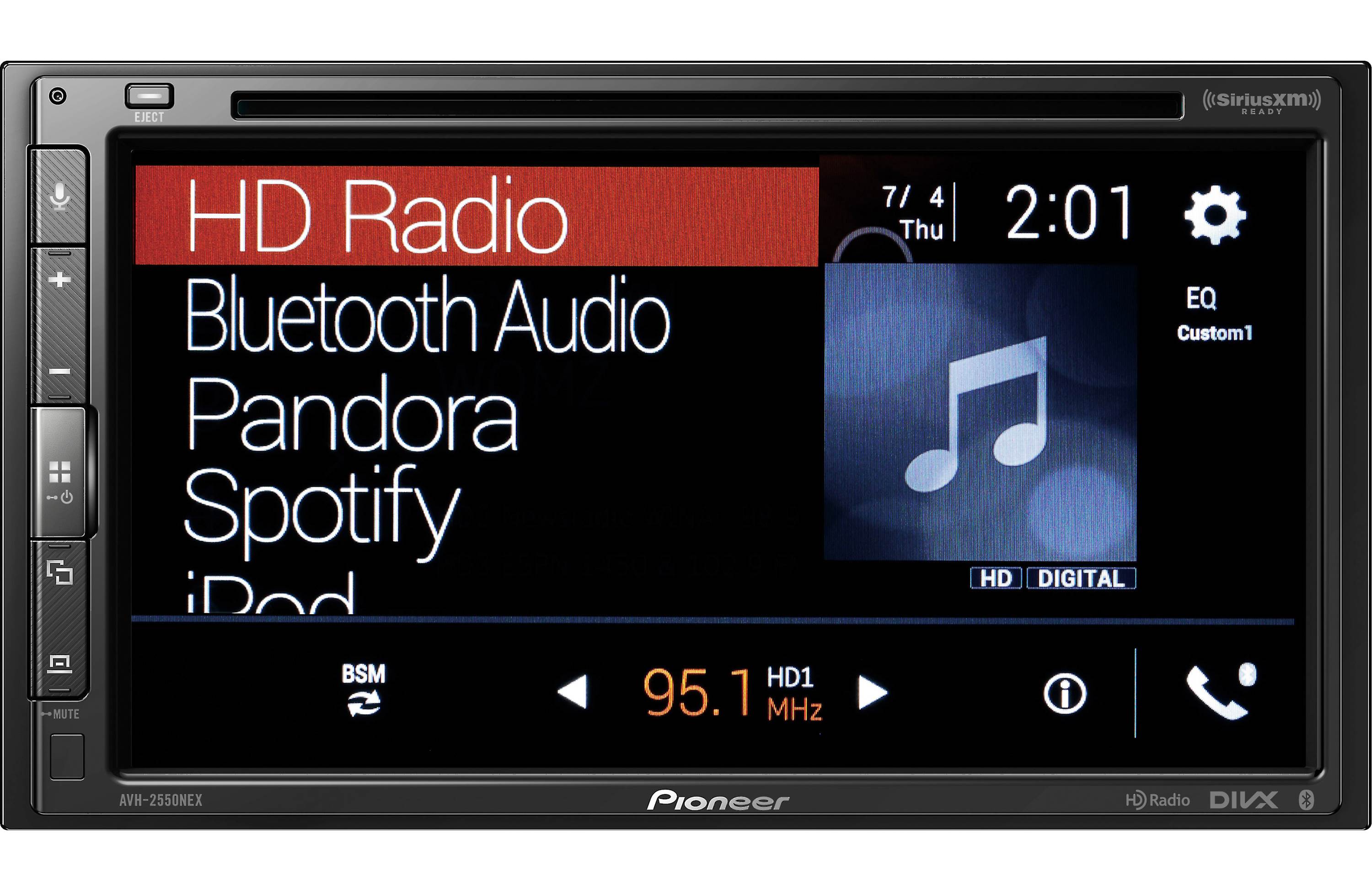 Pioneer AVH-2550NEX DVD receiver