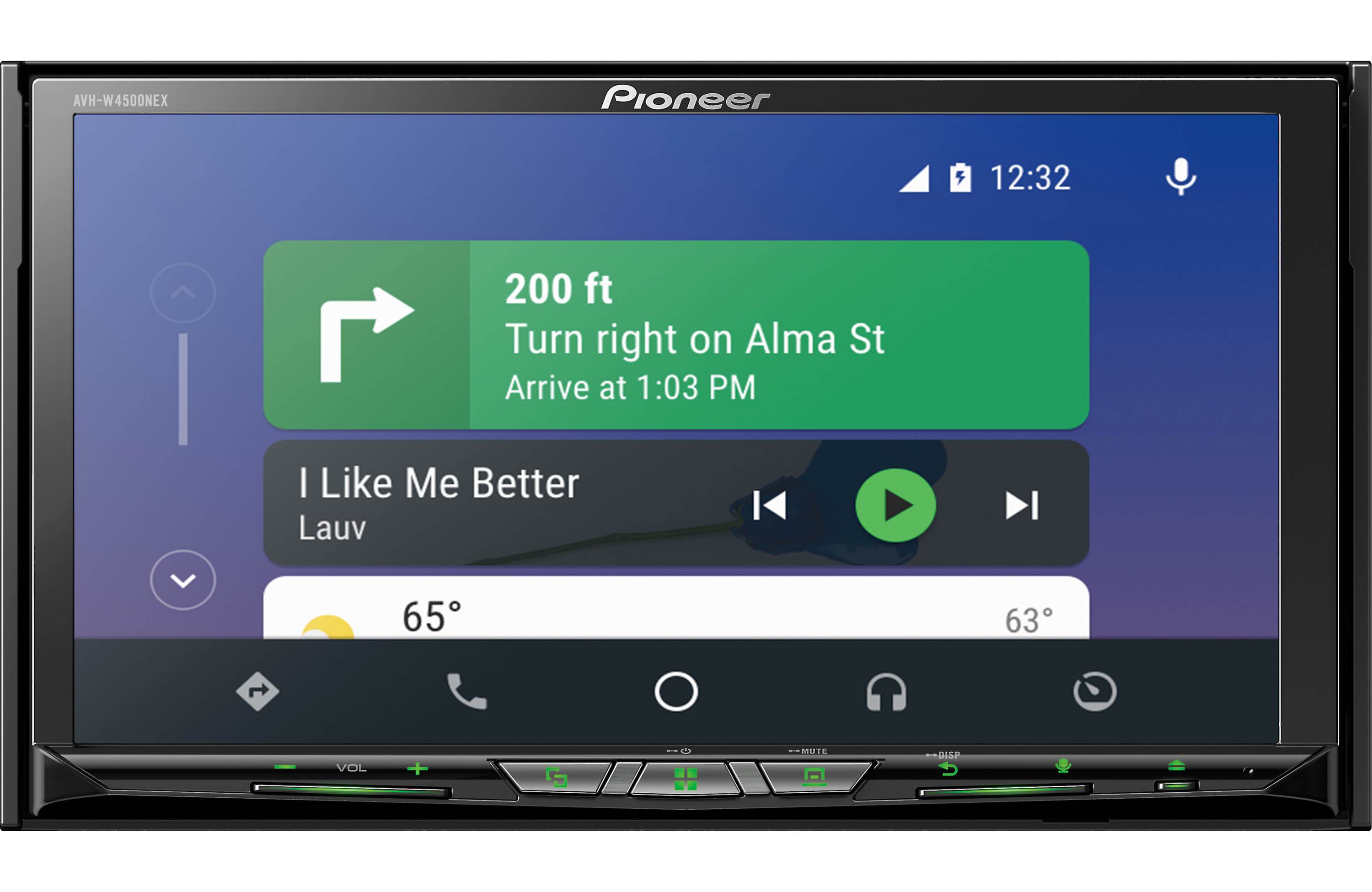 Pioneer AVH-W4500NEX Double Din Wireless Mirroring Android Auto, Apple Carplay In-Dash DVD/CD Car Stereo Receiver