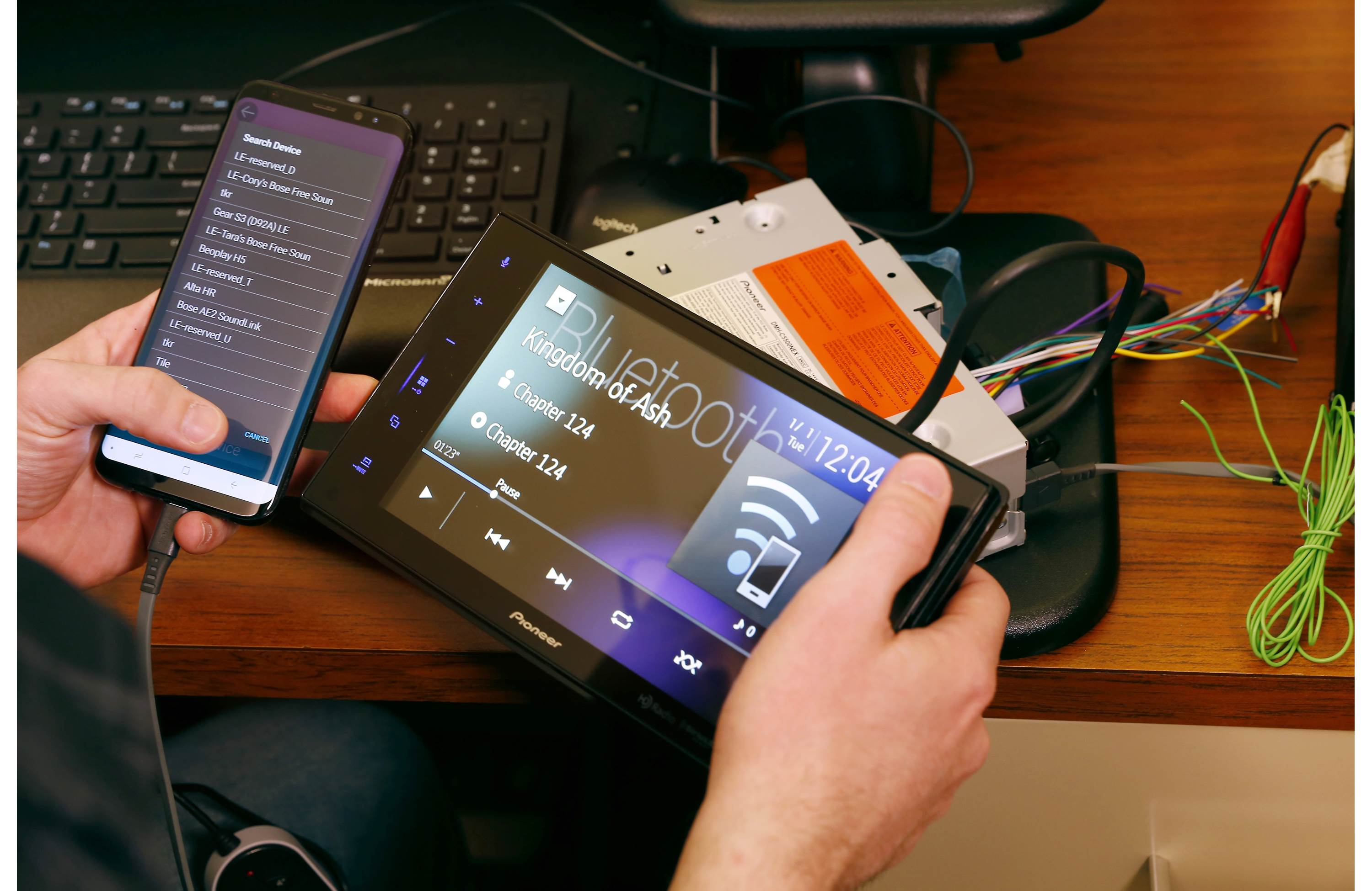 Pioneer DMH-C5500NEX Digital multimedia receiver — does not play discs