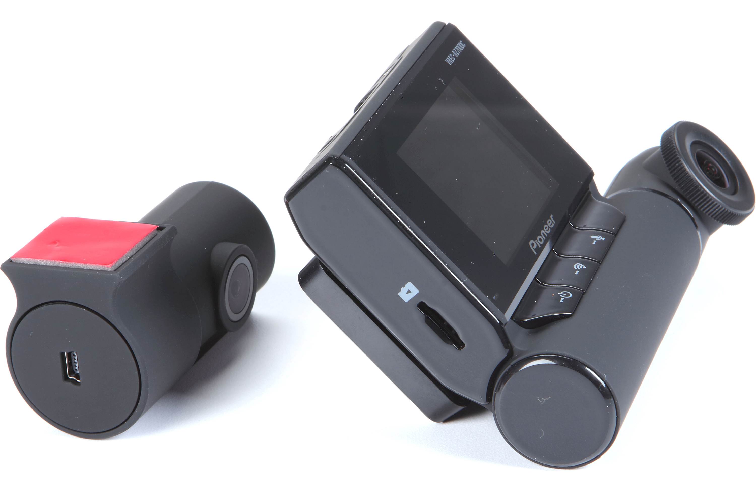 Pioneer VREC-DZ700DC HD dashcam with GPS, Wi-Fi, and second HD camera