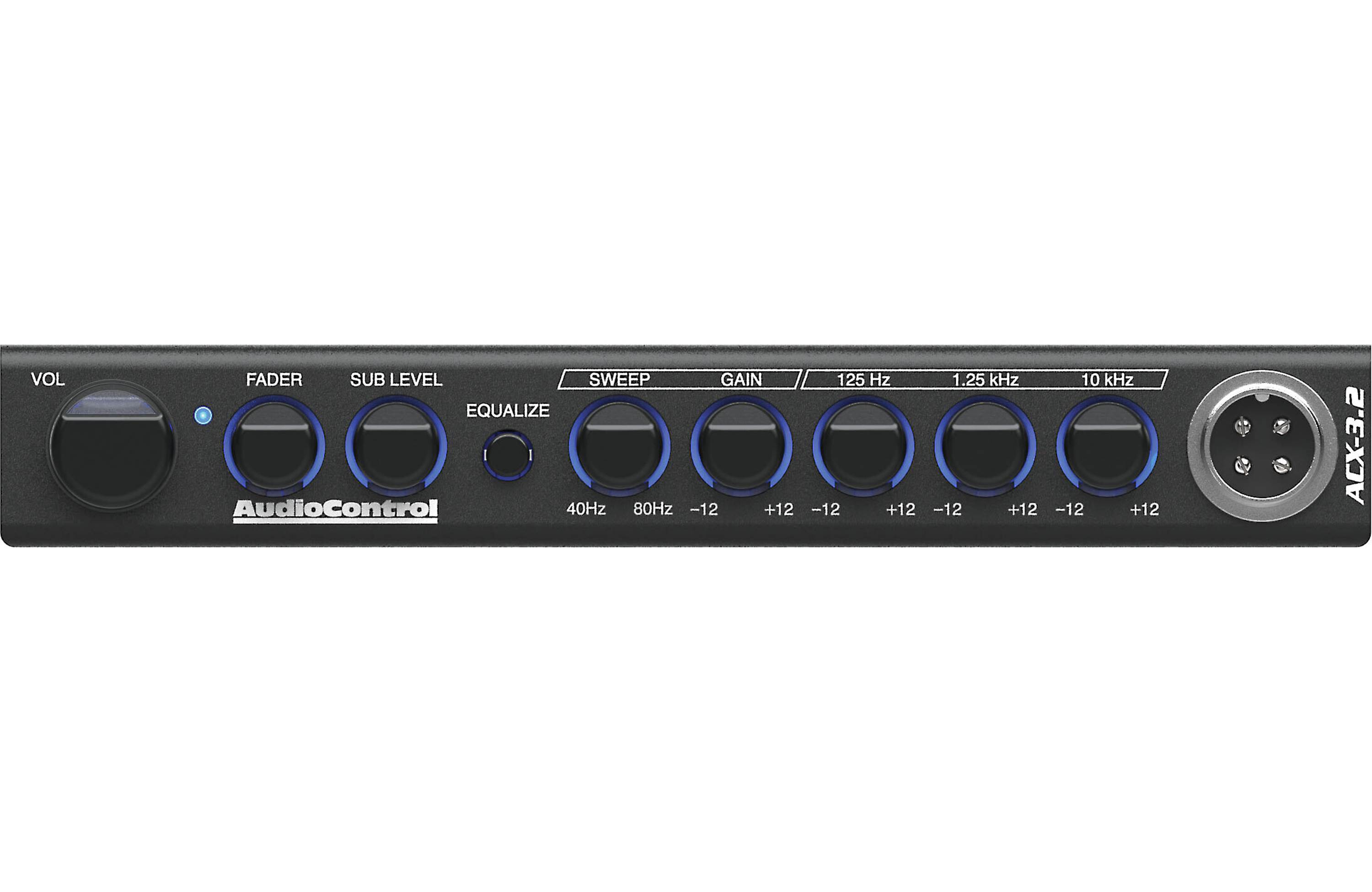 AudioControl ACX-3.2, 4 Band Stereo Grahpic All Weather Equalizer & Crossover