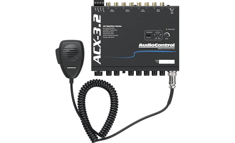 AudioControl ACX-3.2, 4 Band Stereo Grahpic All Weather Equalizer & Crossover