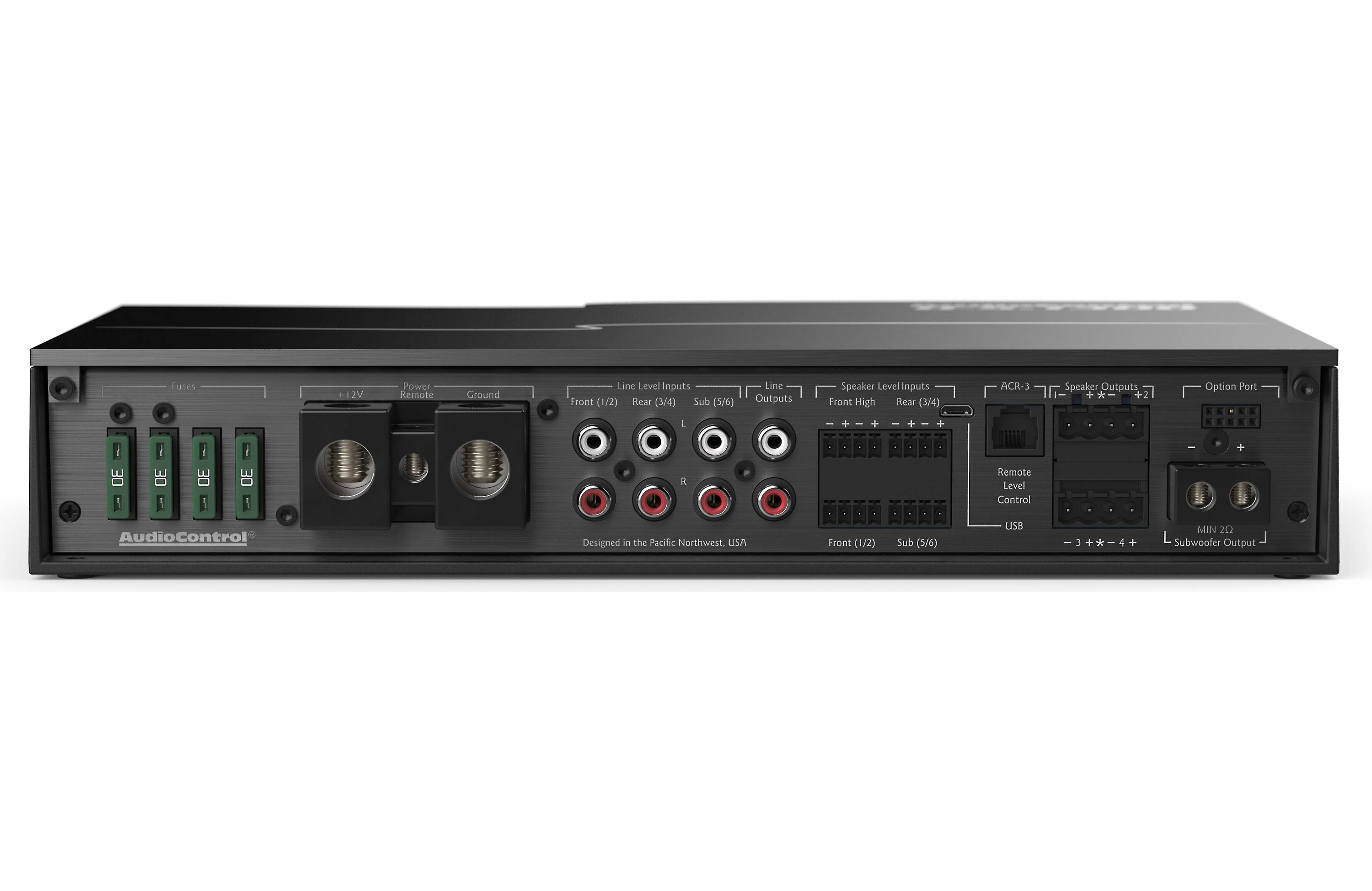 AudioControl D-5.1300 D Series 5-channel car amplifier with digital signal processing — 100 watts RMS