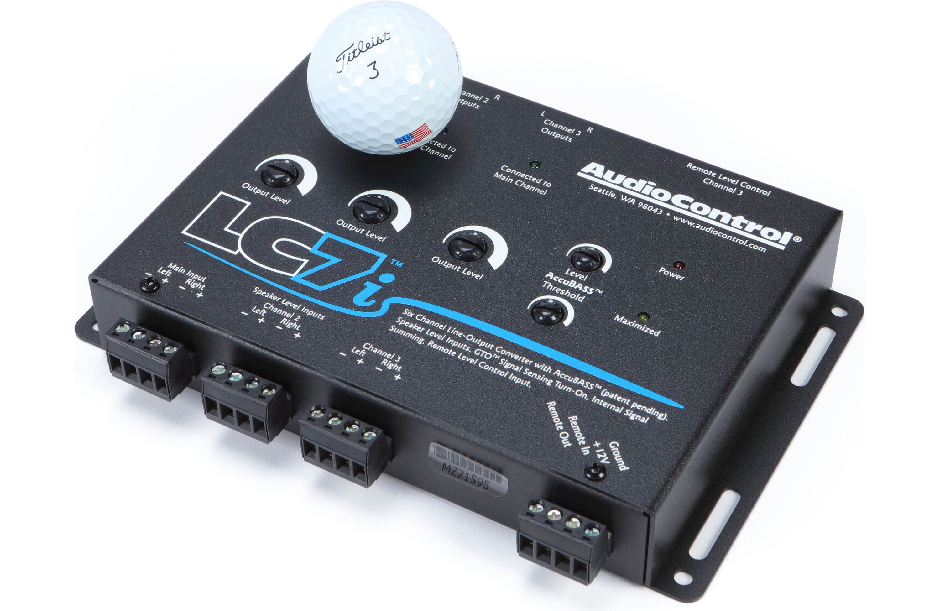 Audio Control LC7i 6-channel line output converter with bass restoration
