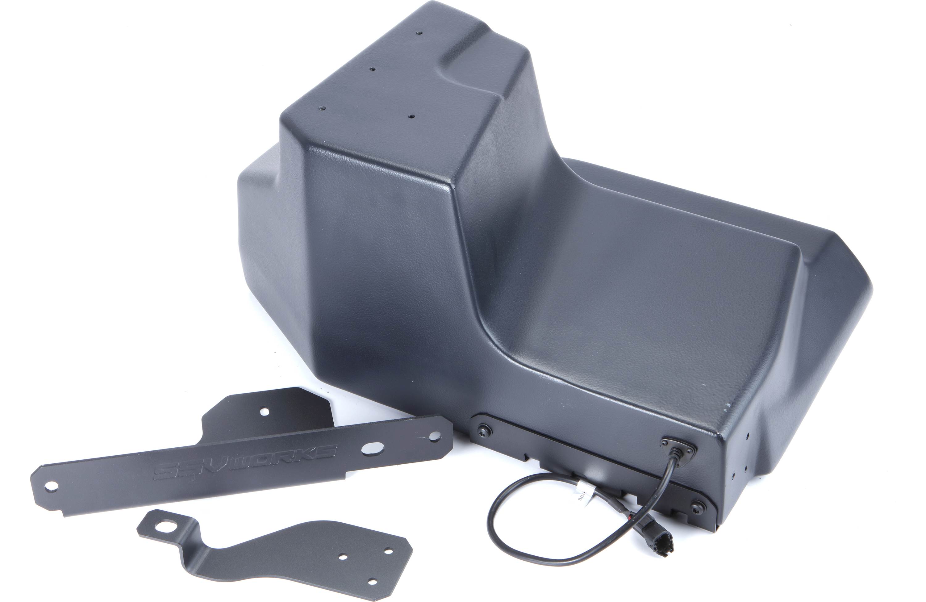 SSV Works JJL-DS10U Custom subwoofer enclosure for 2018-up Jeep Wrangler Unlimited JL (Unloaded)