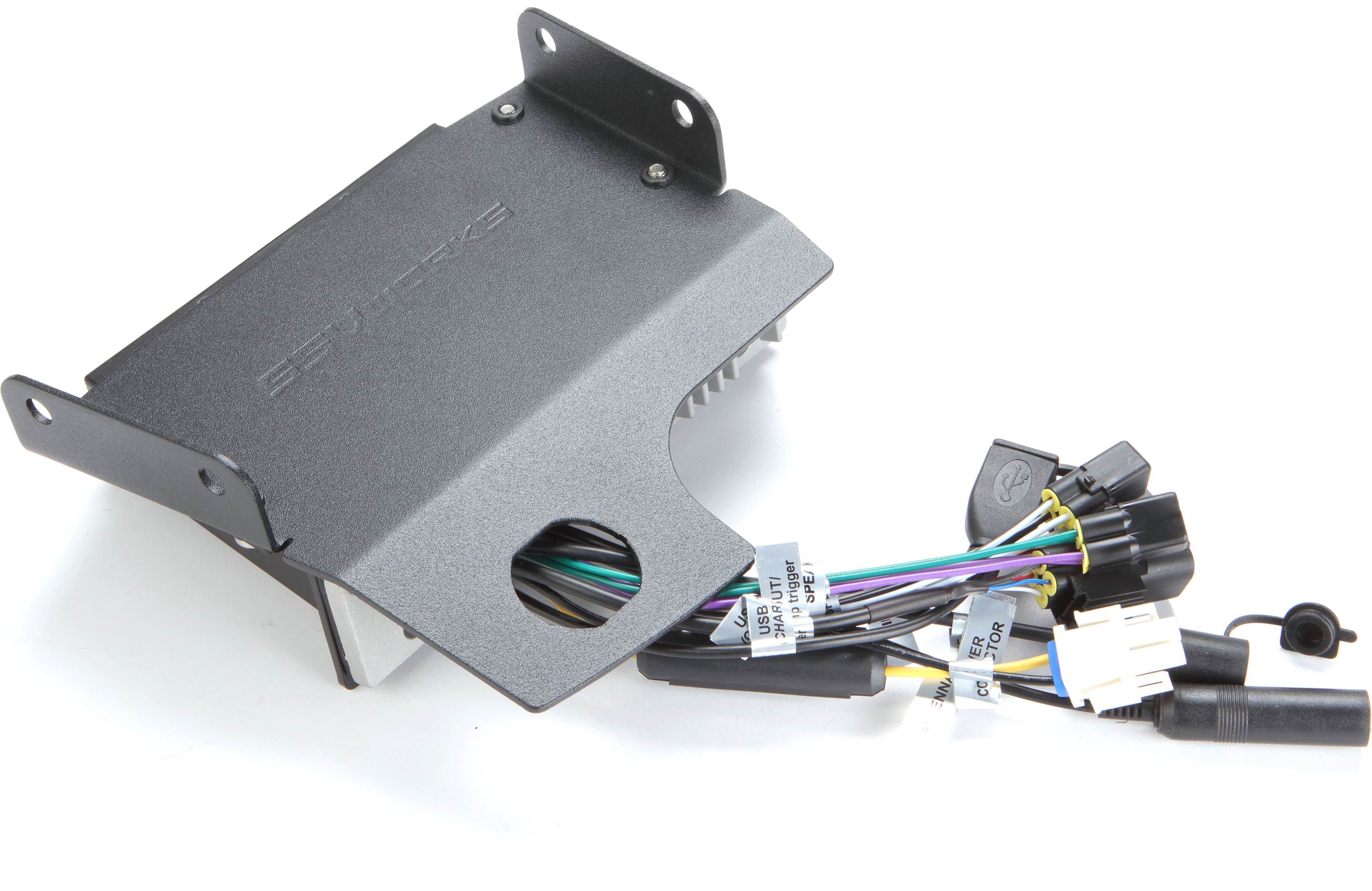 SSV Works RKR-2K 2-speaker audio kit for the Can-Am Ryker — includes the MRB3 Bluetooth controller and two Kicker 4