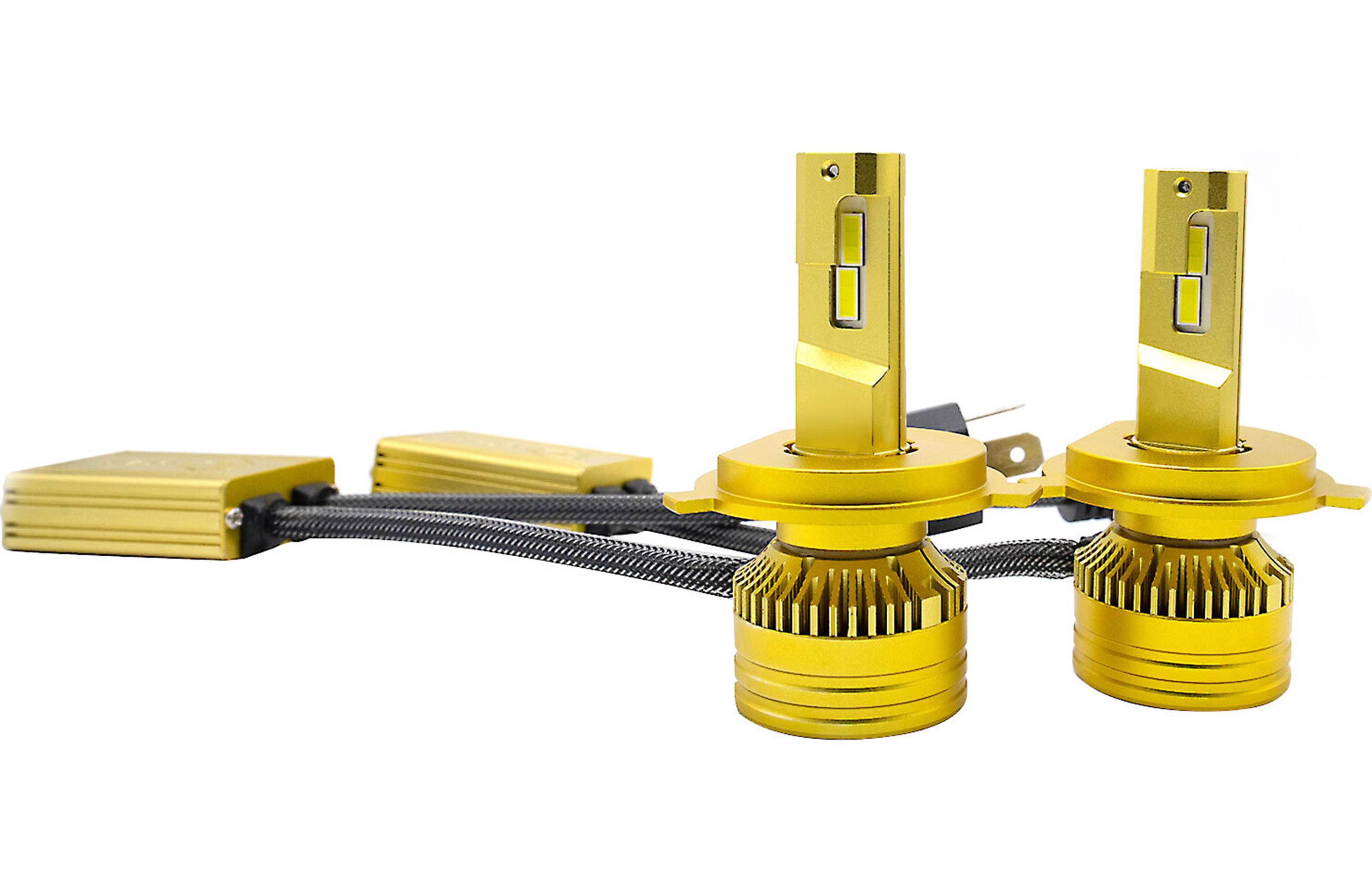 L3 Series LED headlight bulbs — 16,000 lumens brightness rating - LUC L3-H4