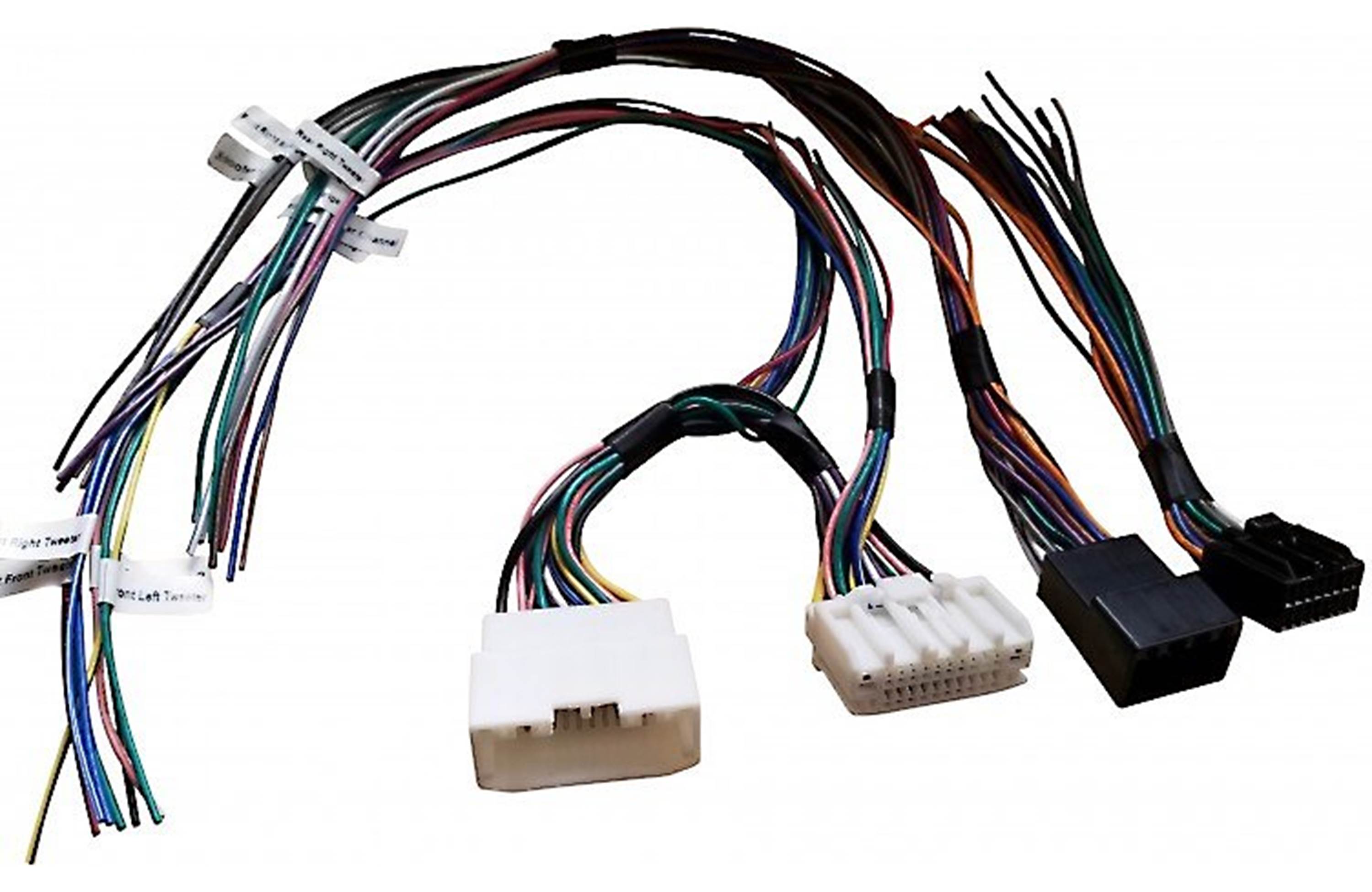 PAC APH-CH01 AmpPro Harness in select 2007-2018 Chrysler, Dodge, Jeep, and RAM vehicles with factory amp